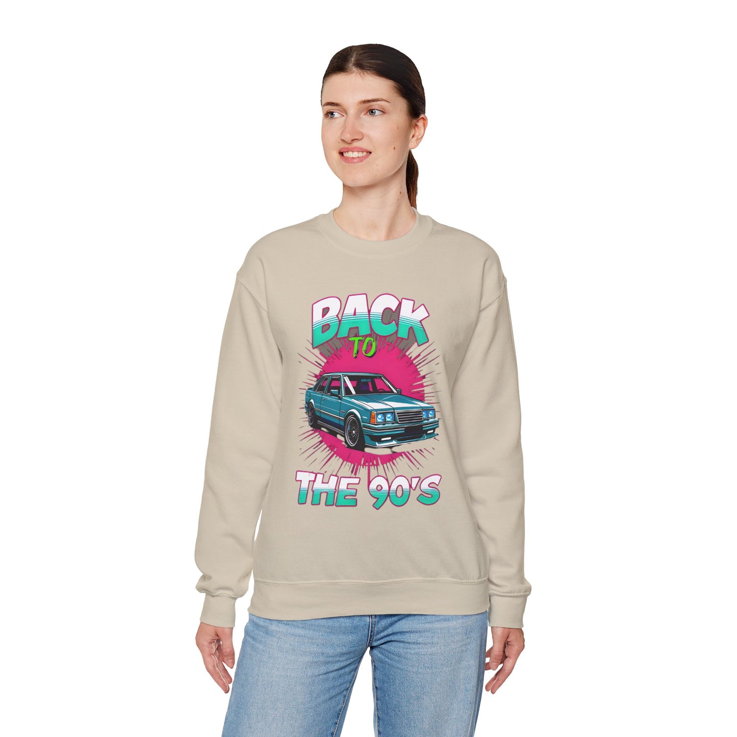Retro 90's Crewneck Sweatshirt | Unisex Vintage Style, Nostalgic Fashion, Cozy Wardrobe Staple, Gift for 90's Lovers, Casual Every Day