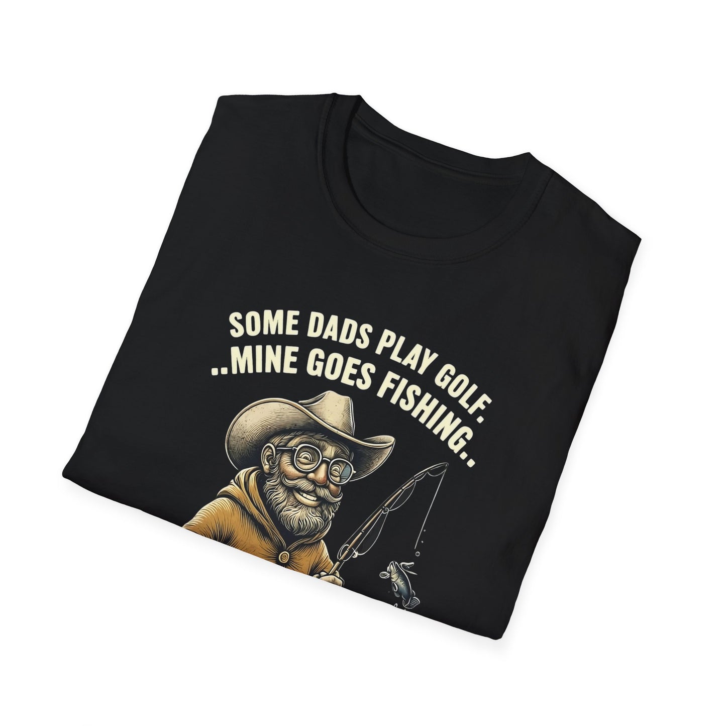 Fishing Dad T-Shirt | Funny Dad Shirt | Gift for Fishermen | Unisex Softstyle Tee | Outdoor Lover Apparel | Father's Day Gift