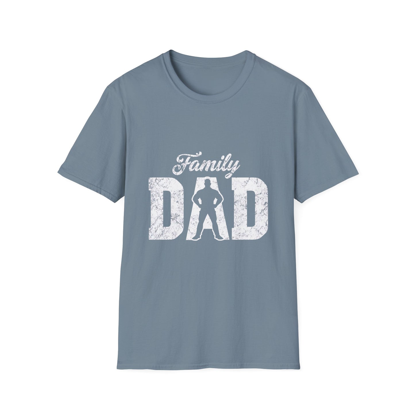 Family Dad Unisex Softstyle T-Shirt - Perfect Father's Day Gift, Dad Casual Wear, Family Reunion Outfits, Everyday Comfort