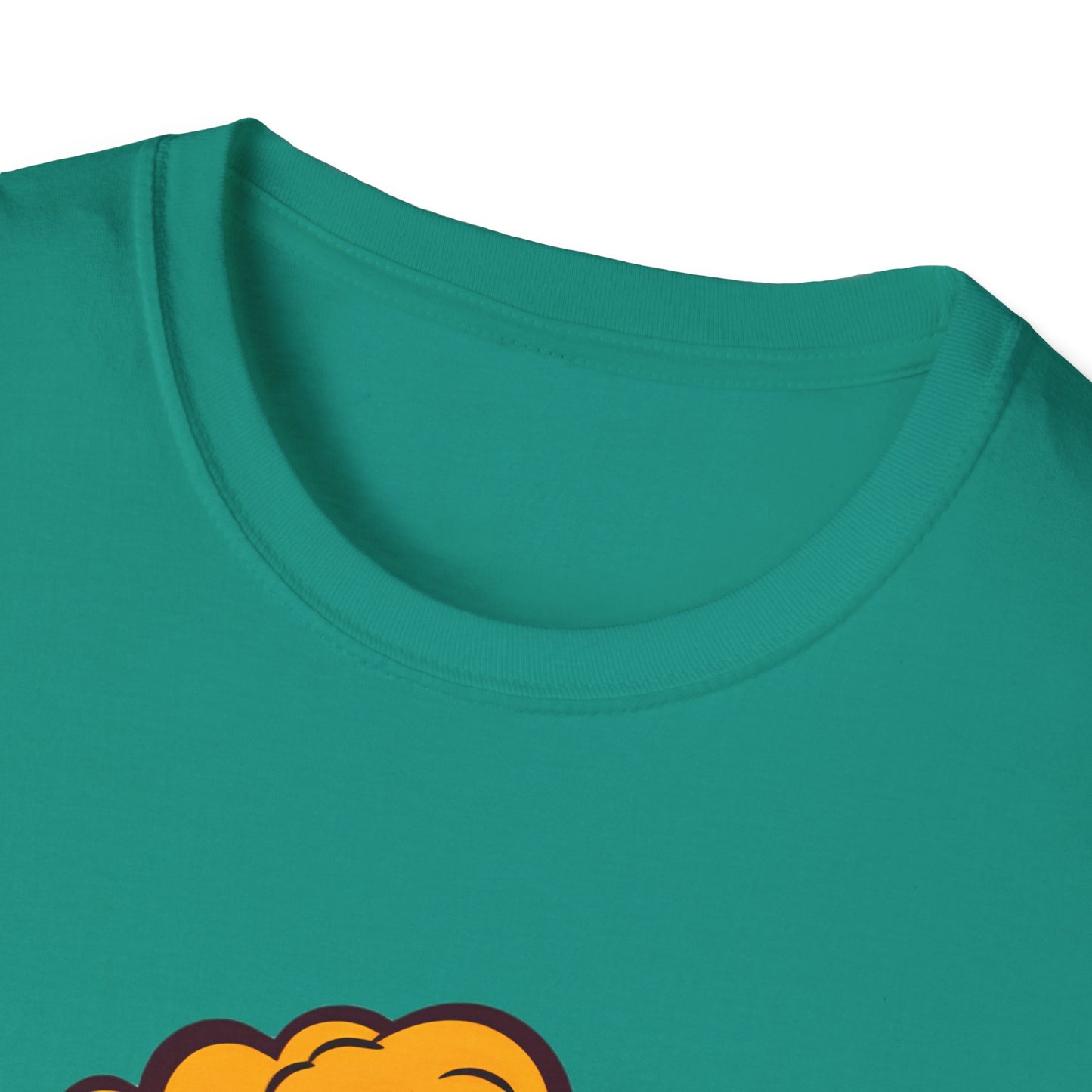 Boom Graphic Tee, Unisex Softstyle Shirt, Funny Casual Top, Gift for Him/Her, Retro Explosion Design