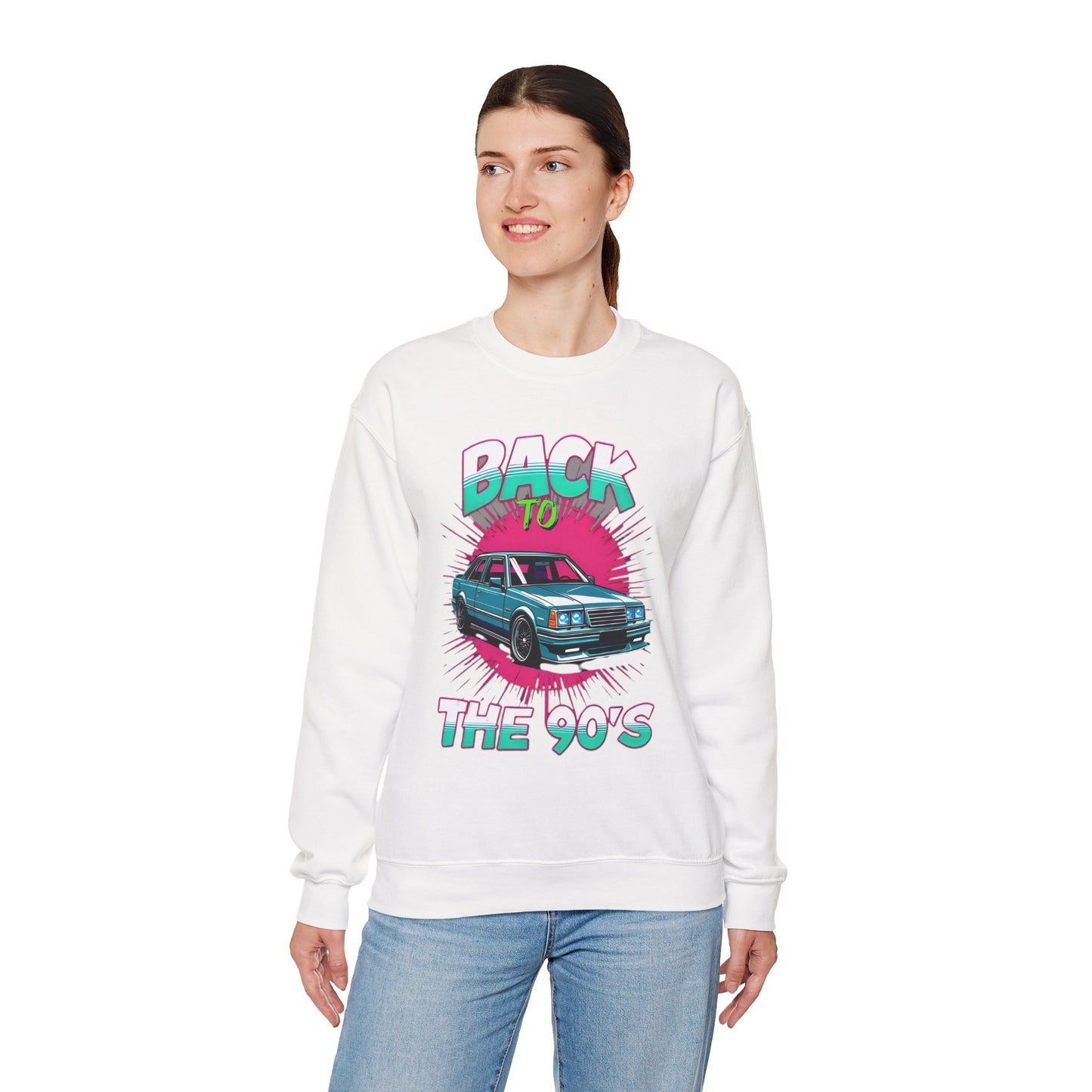 Retro 90's Crewneck Sweatshirt | Unisex Vintage Style, Nostalgic Fashion, Cozy Wardrobe Staple, Gift for 90's Lovers, Casual Every Day