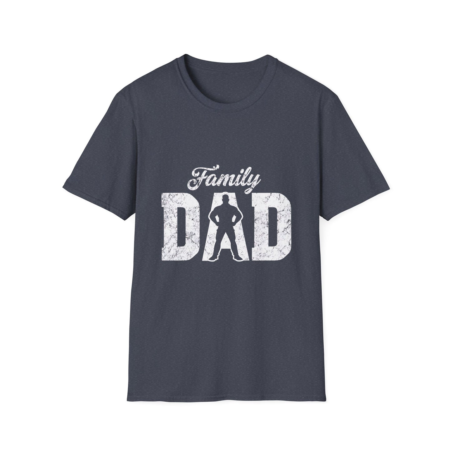 Family Dad Unisex Softstyle T-Shirt - Perfect Father's Day Gift, Dad Casual Wear, Family Reunion Outfits, Everyday Comfort