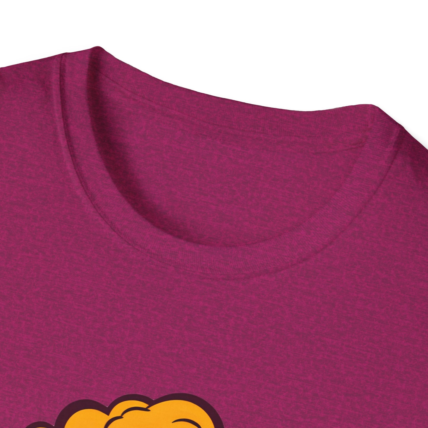 Boom Graphic Tee, Unisex Softstyle Shirt, Funny Casual Top, Gift for Him/Her, Retro Explosion Design