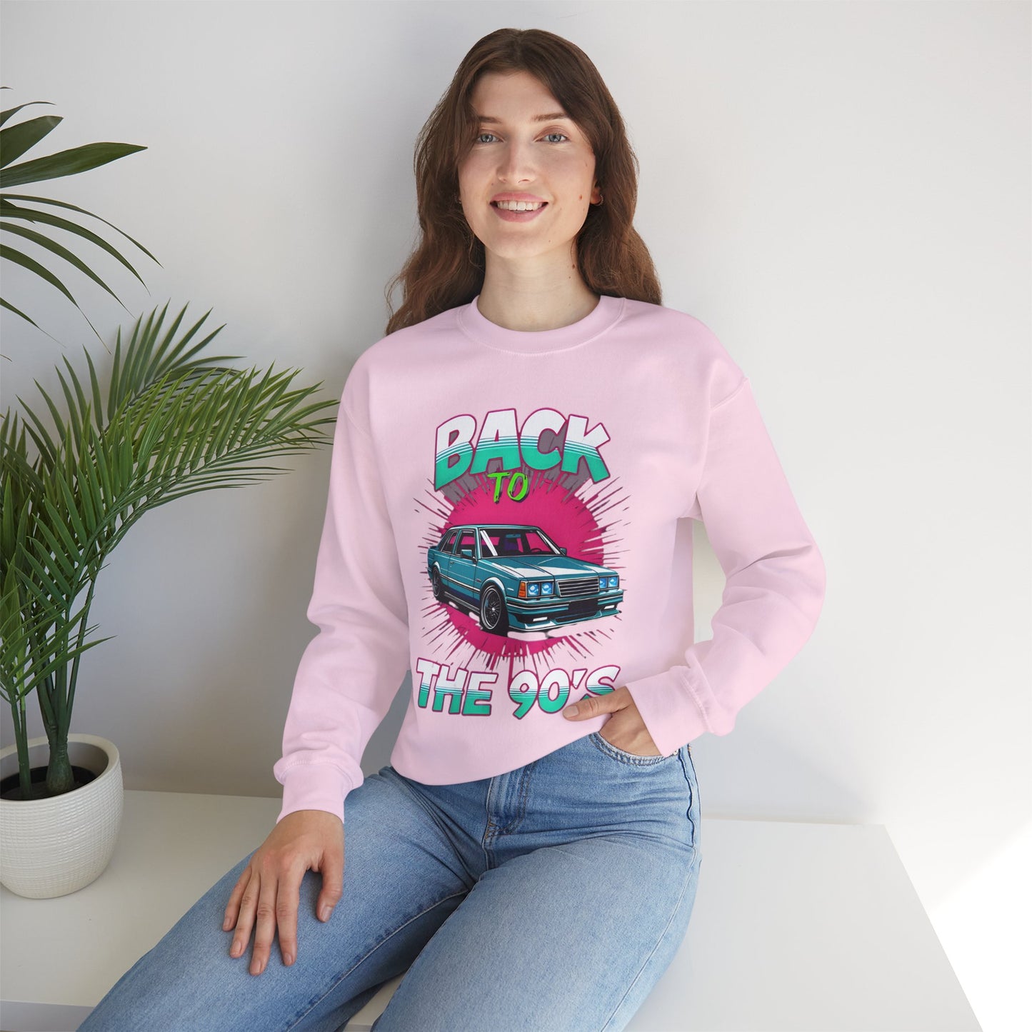 Retro 90's Crewneck Sweatshirt | Unisex Vintage Style, Nostalgic Fashion, Cozy Wardrobe Staple, Gift for 90's Lovers, Casual Every Day