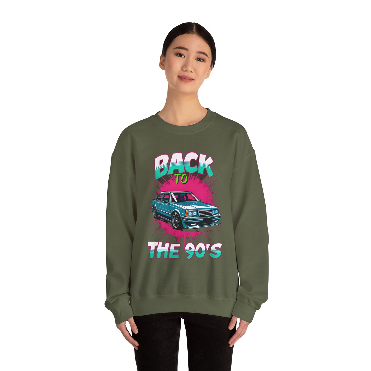 Retro 90's Crewneck Sweatshirt | Unisex Vintage Style, Nostalgic Fashion, Cozy Wardrobe Staple, Gift for 90's Lovers, Casual Every Day