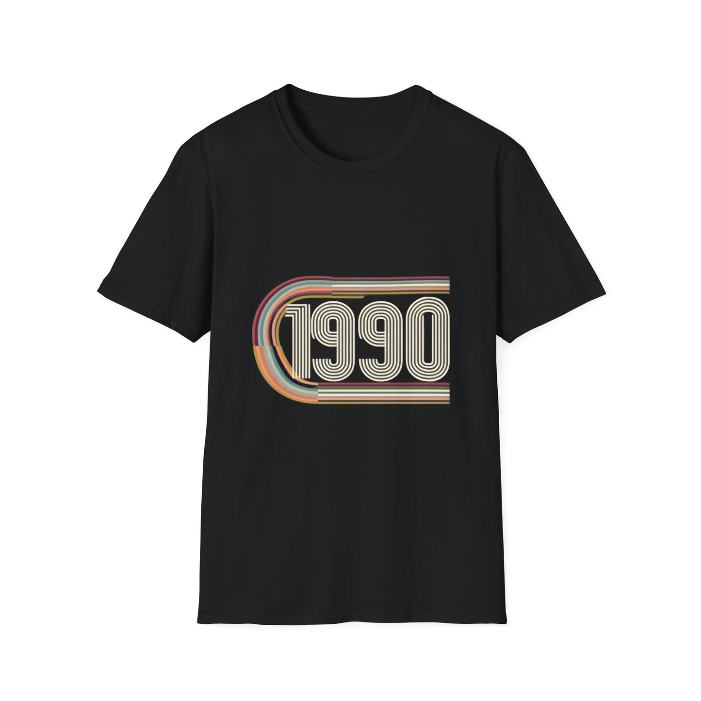 Retro 1990 Unisex Softstyle T-Shirt | Vintage Style Tee, 90s Nostalgia Shirt, Gift for 90s Kids, Casual Wear, Birthday Present