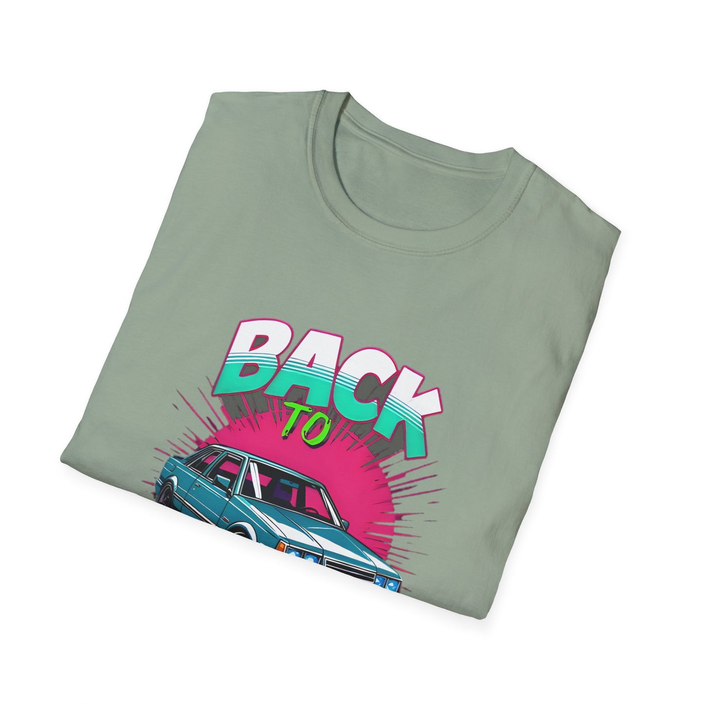 90s Retro Unisex Softstyle T-Shirt, Cool Vintage Car Tee, Nostalgic Graphic Shirt, Casual Gift for Car Lovers, Summer Fashion, Unisex Outfit