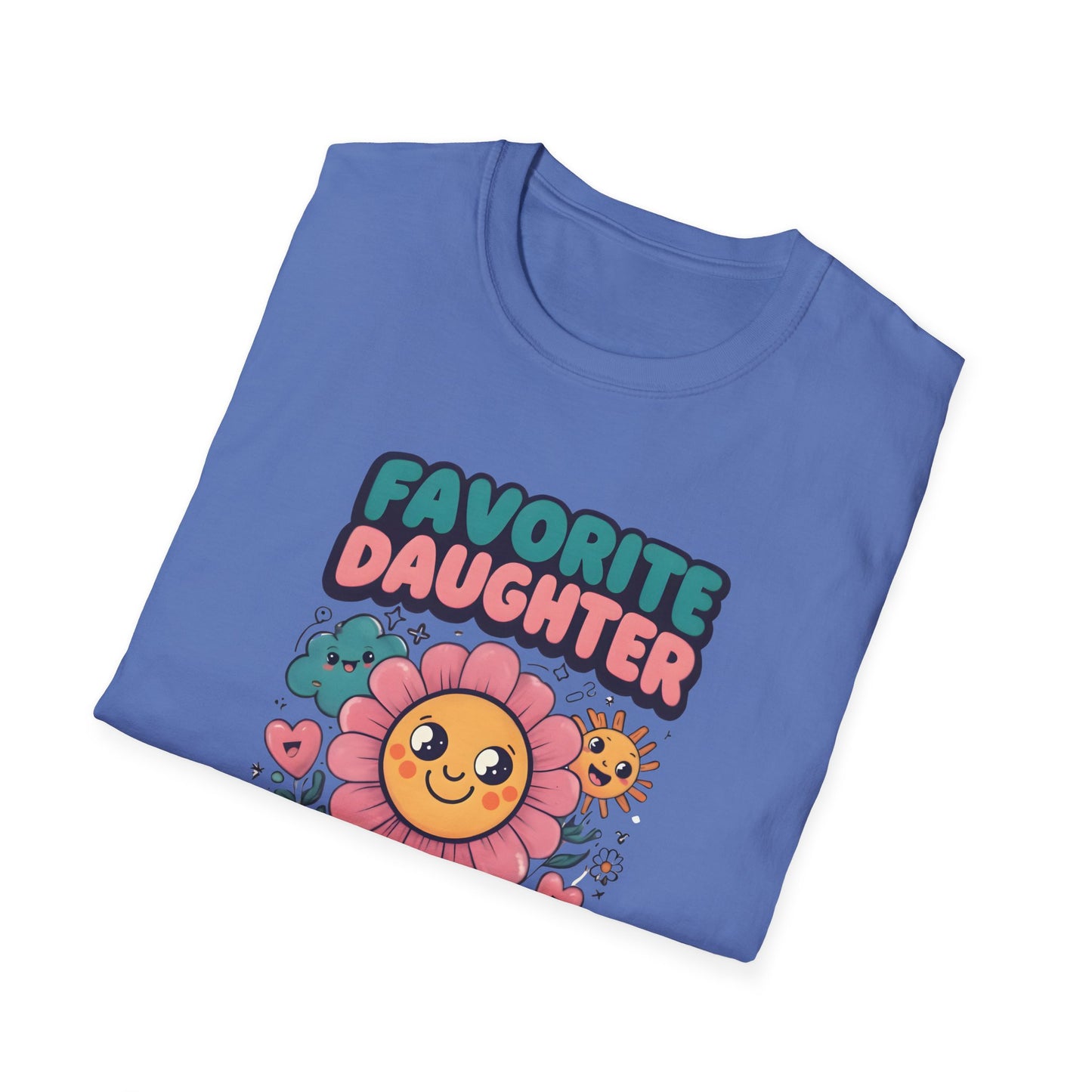 Favorite Daughter in Law Flower T-Shirt, Unisex Graphic Tee, Mother's Day Gift, Family Reunion Shirt, Cute Casual Wear, Spring Fashion