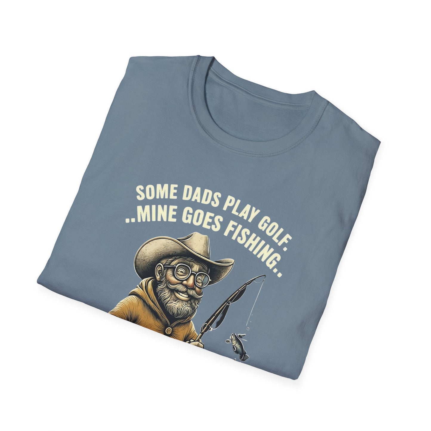 Fishing Dad T-Shirt | Funny Dad Shirt | Gift for Fishermen | Unisex Softstyle Tee | Outdoor Lover Apparel | Father's Day Gift