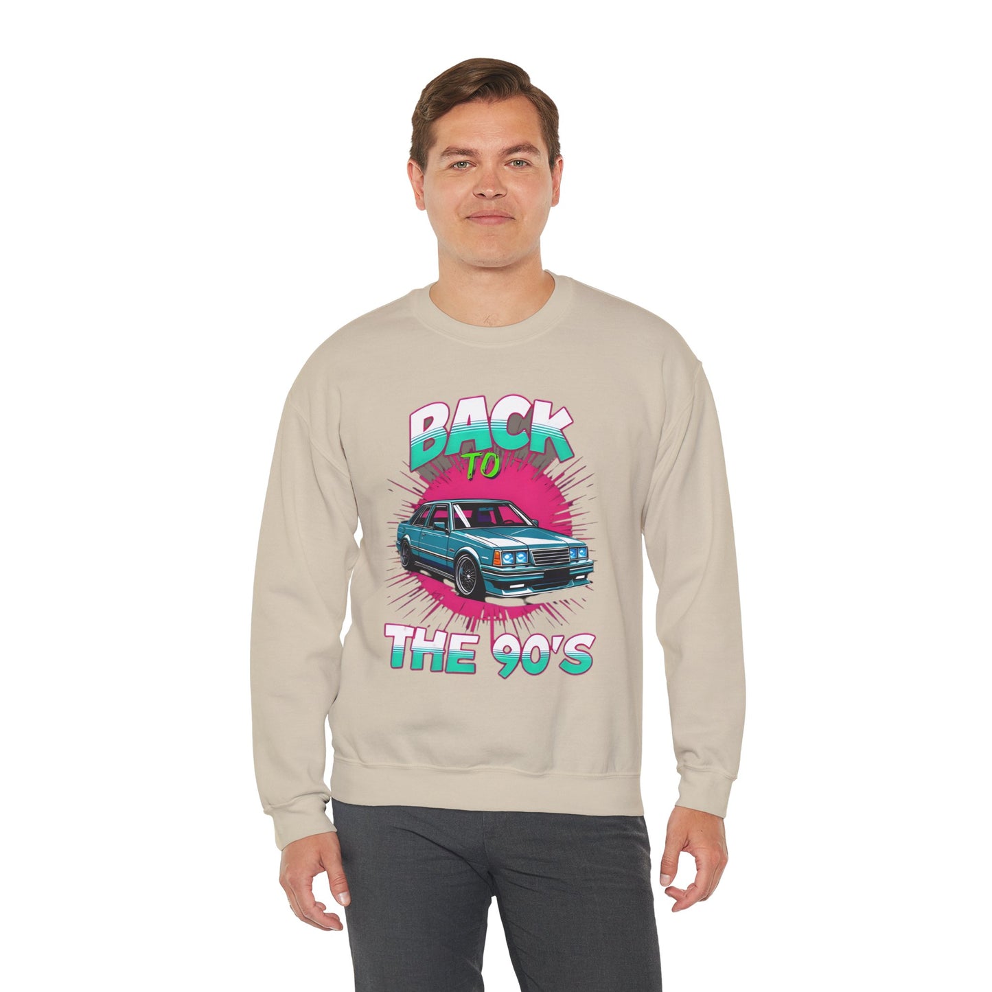 Retro 90's Crewneck Sweatshirt | Unisex Vintage Style, Nostalgic Fashion, Cozy Wardrobe Staple, Gift for 90's Lovers, Casual Every Day