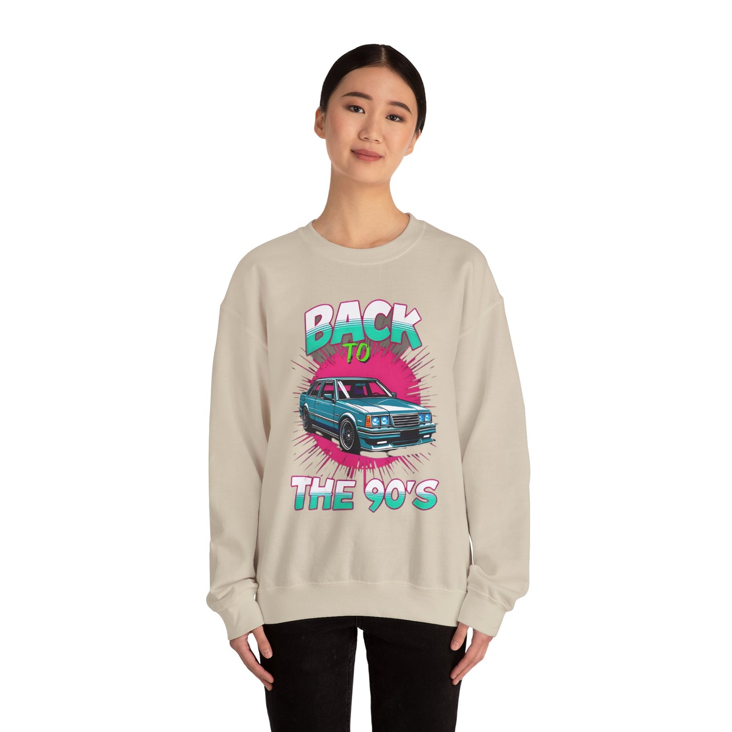 Retro 90's Crewneck Sweatshirt | Unisex Vintage Style, Nostalgic Fashion, Cozy Wardrobe Staple, Gift for 90's Lovers, Casual Every Day