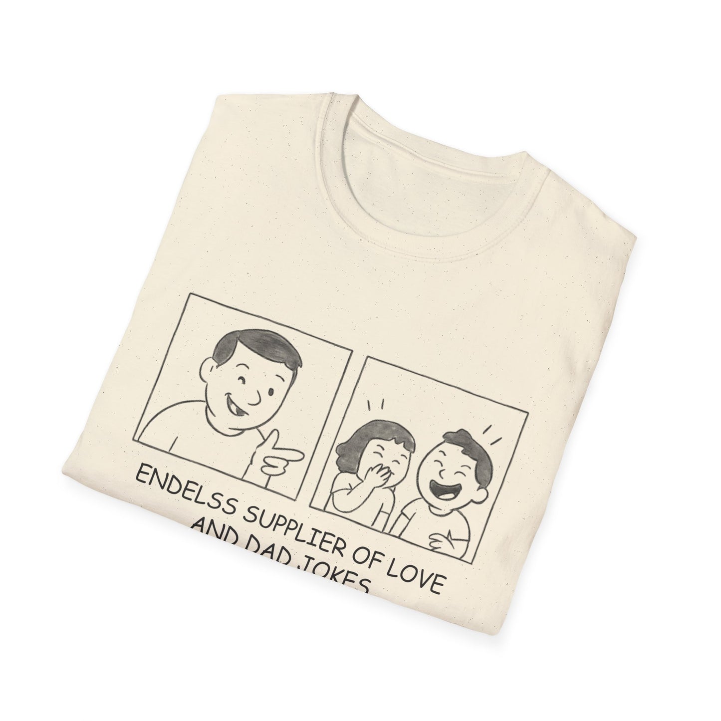 Endless Dad Jokes Unisex T-Shirt, Funny Gift for Dads, Family Reunion Shirt, Father's Day Tee, Humorous Casual Wear