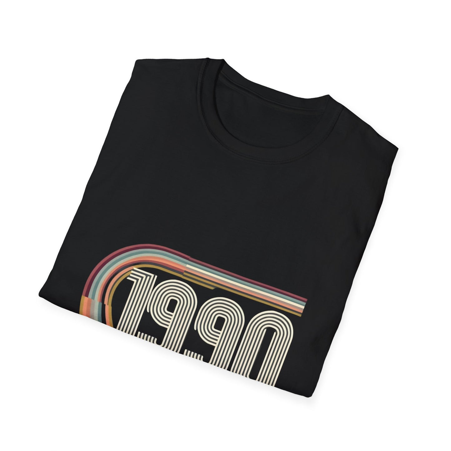 Retro 1990 Unisex Softstyle T-Shirt | Vintage Style Tee, 90s Nostalgia Shirt, Gift for 90s Kids, Casual Wear, Birthday Present