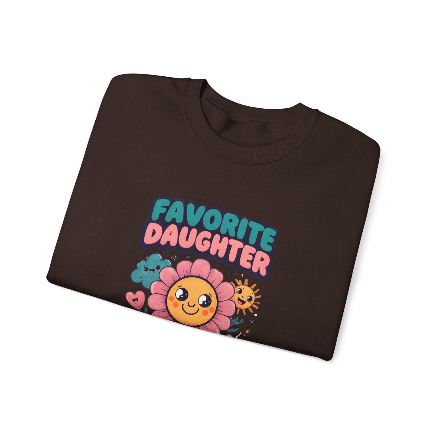 Favorite Daughter in Law Sweatshirt, Gift for Daughter in Law, Floral Crewneck, Cozy Sweatshirt, Birthday Gift, Mother’s Day Gift