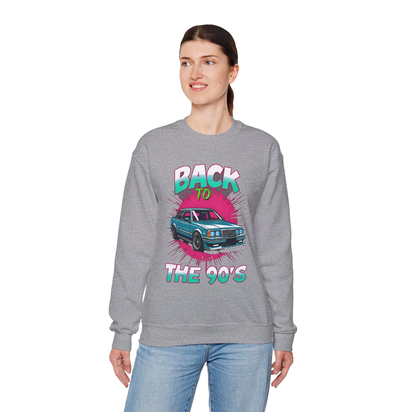 Retro 90's Crewneck Sweatshirt | Unisex Vintage Style, Nostalgic Fashion, Cozy Wardrobe Staple, Gift for 90's Lovers, Casual Every Day