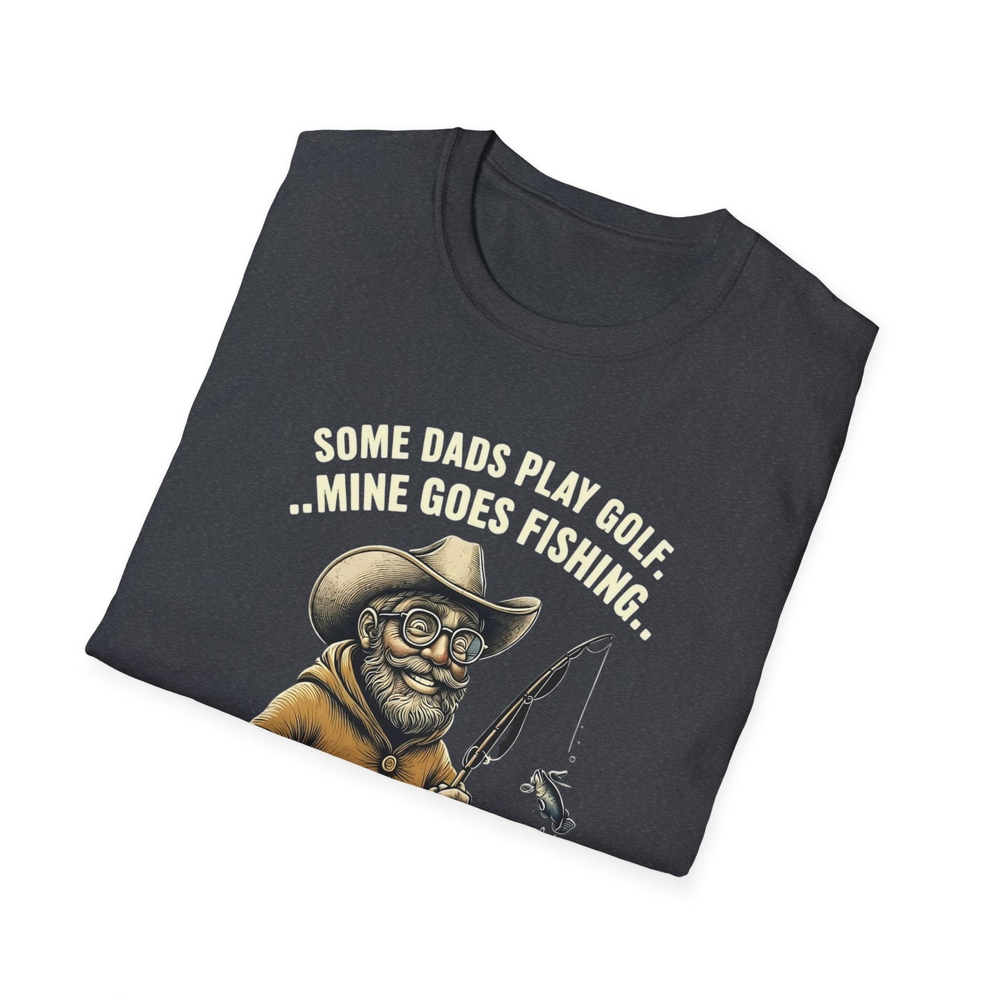 Fishing Dad T-Shirt | Funny Dad Shirt | Gift for Fishermen | Unisex Softstyle Tee | Outdoor Lover Apparel | Father's Day Gift