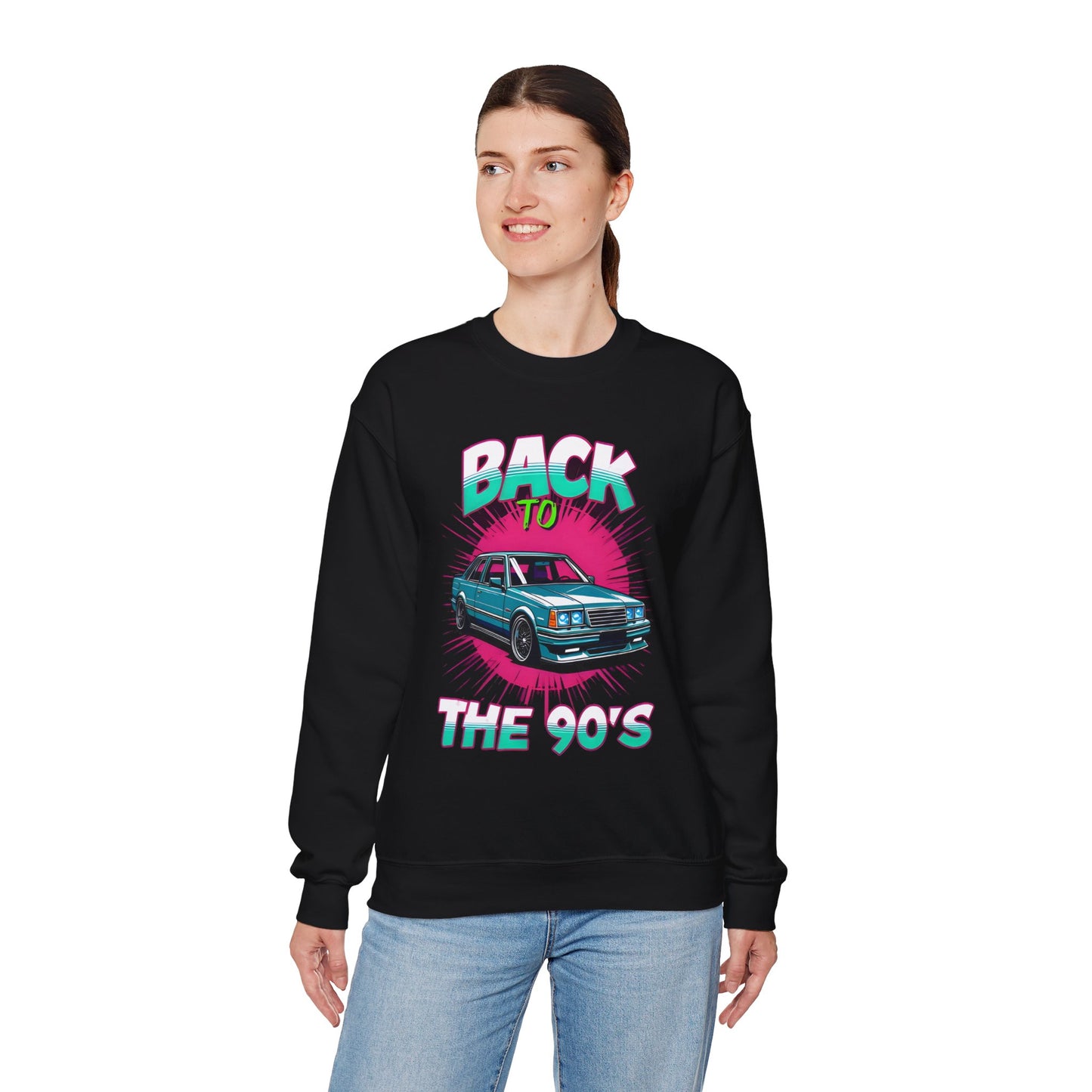 Retro 90's Crewneck Sweatshirt | Unisex Vintage Style, Nostalgic Fashion, Cozy Wardrobe Staple, Gift for 90's Lovers, Casual Every Day