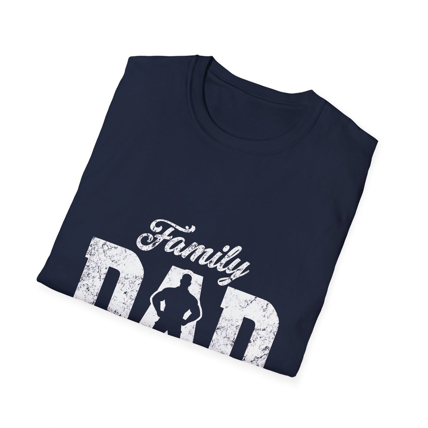 Family Dad Unisex Softstyle T-Shirt - Perfect Father's Day Gift, Dad Casual Wear, Family Reunion Outfits, Everyday Comfort