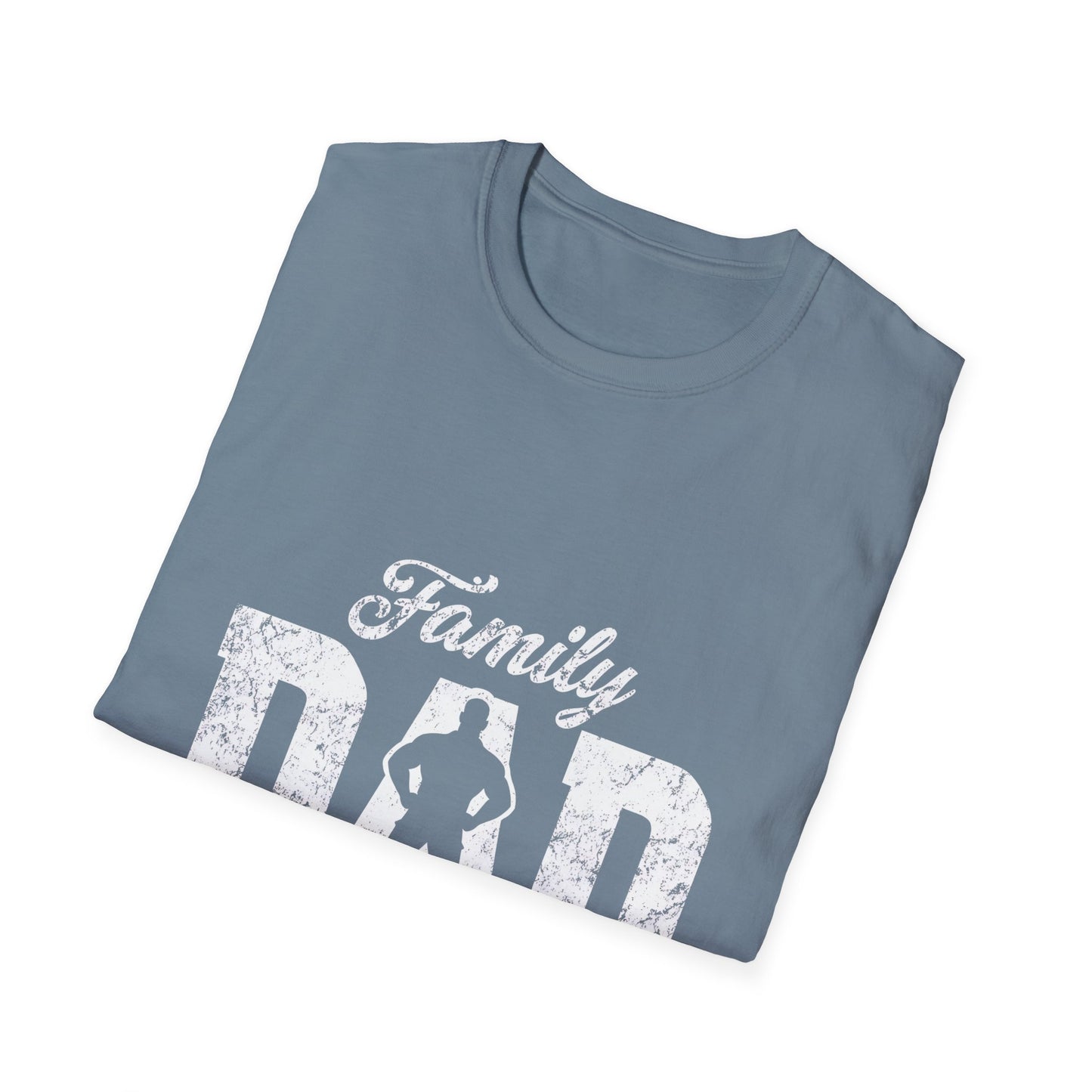 Family Dad Unisex Softstyle T-Shirt - Perfect Father's Day Gift, Dad Casual Wear, Family Reunion Outfits, Everyday Comfort