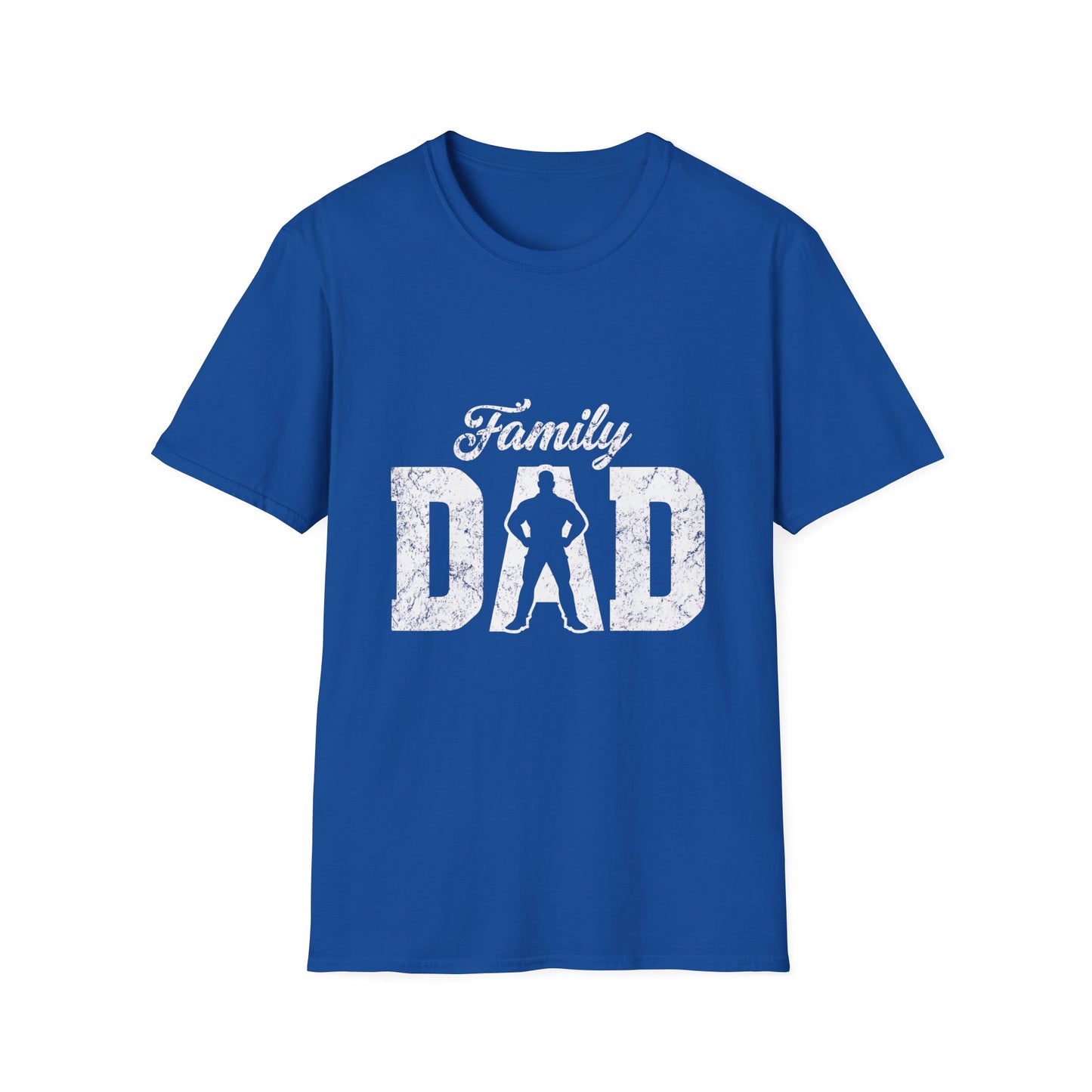 Family Dad Unisex Softstyle T-Shirt - Perfect Father's Day Gift, Dad Casual Wear, Family Reunion Outfits, Everyday Comfort