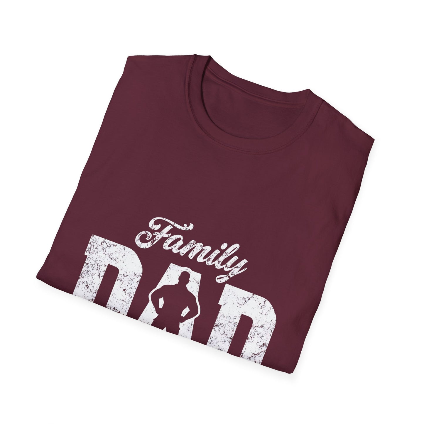 Family Dad Unisex Softstyle T-Shirt - Perfect Father's Day Gift, Dad Casual Wear, Family Reunion Outfits, Everyday Comfort
