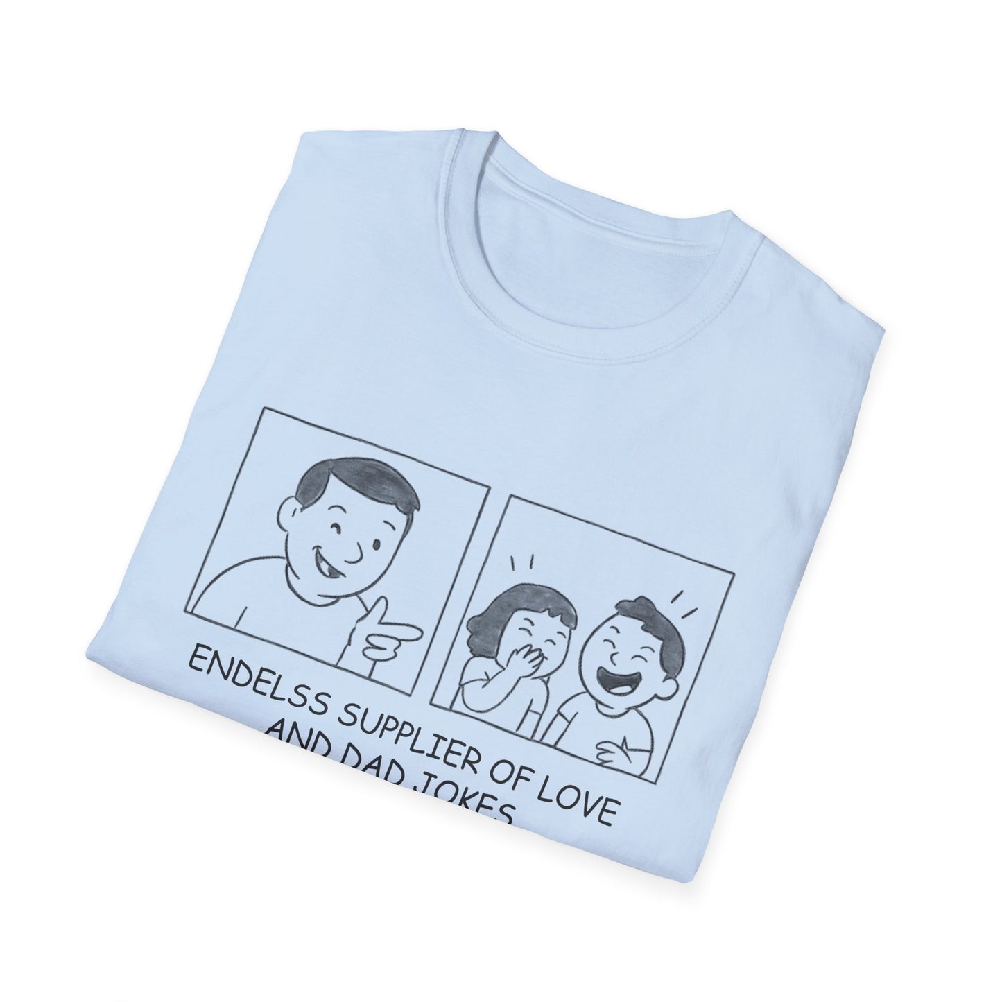 Endless Dad Jokes Unisex T-Shirt, Funny Gift for Dads, Family Reunion Shirt, Father's Day Tee, Humorous Casual Wear