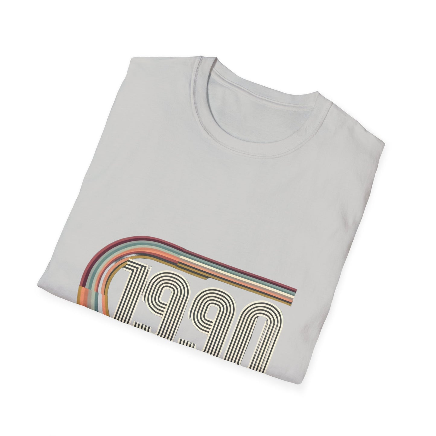 Retro 1990 Unisex Softstyle T-Shirt | Vintage Style Tee, 90s Nostalgia Shirt, Gift for 90s Kids, Casual Wear, Birthday Present