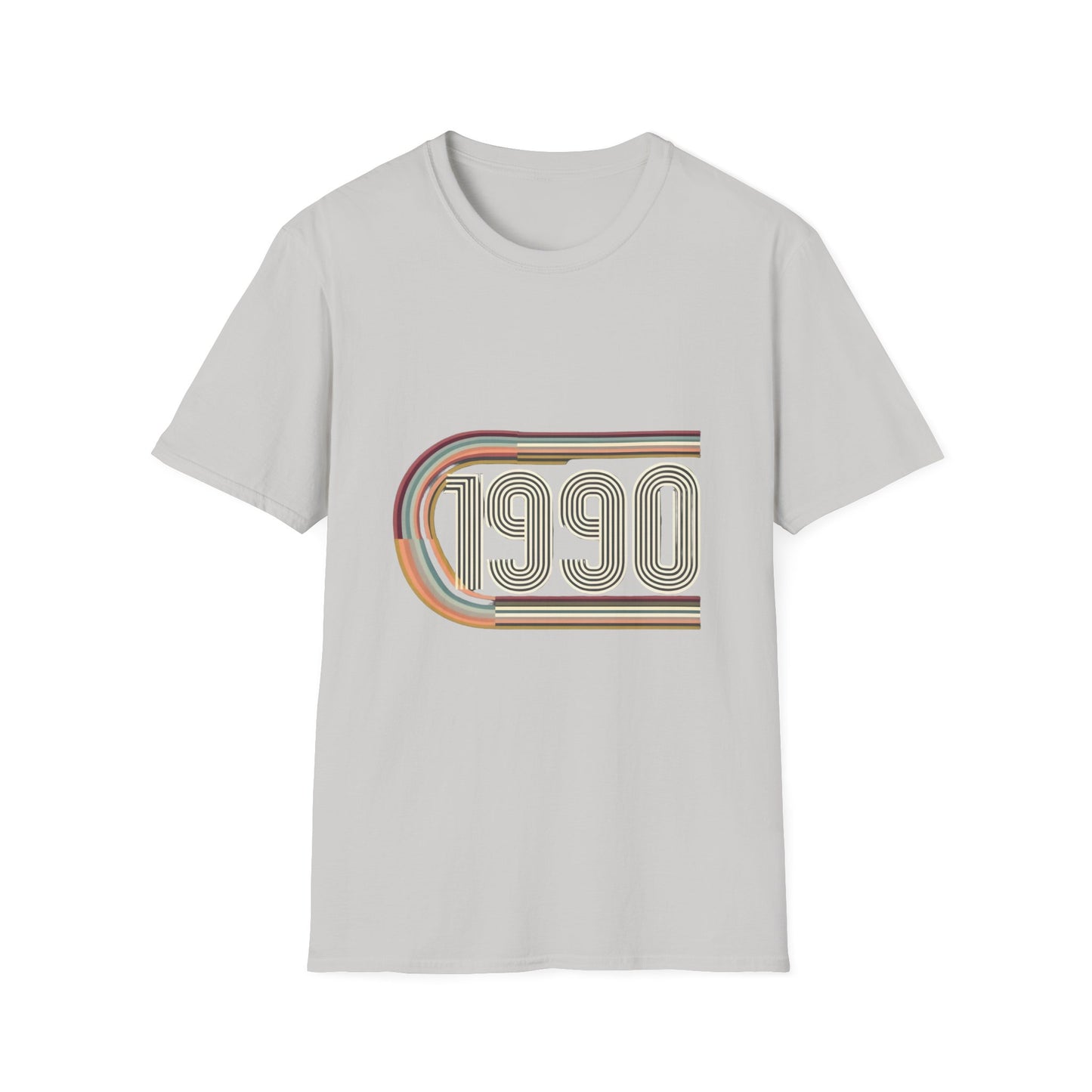 Retro 1990 Unisex Softstyle T-Shirt | Vintage Style Tee, 90s Nostalgia Shirt, Gift for 90s Kids, Casual Wear, Birthday Present