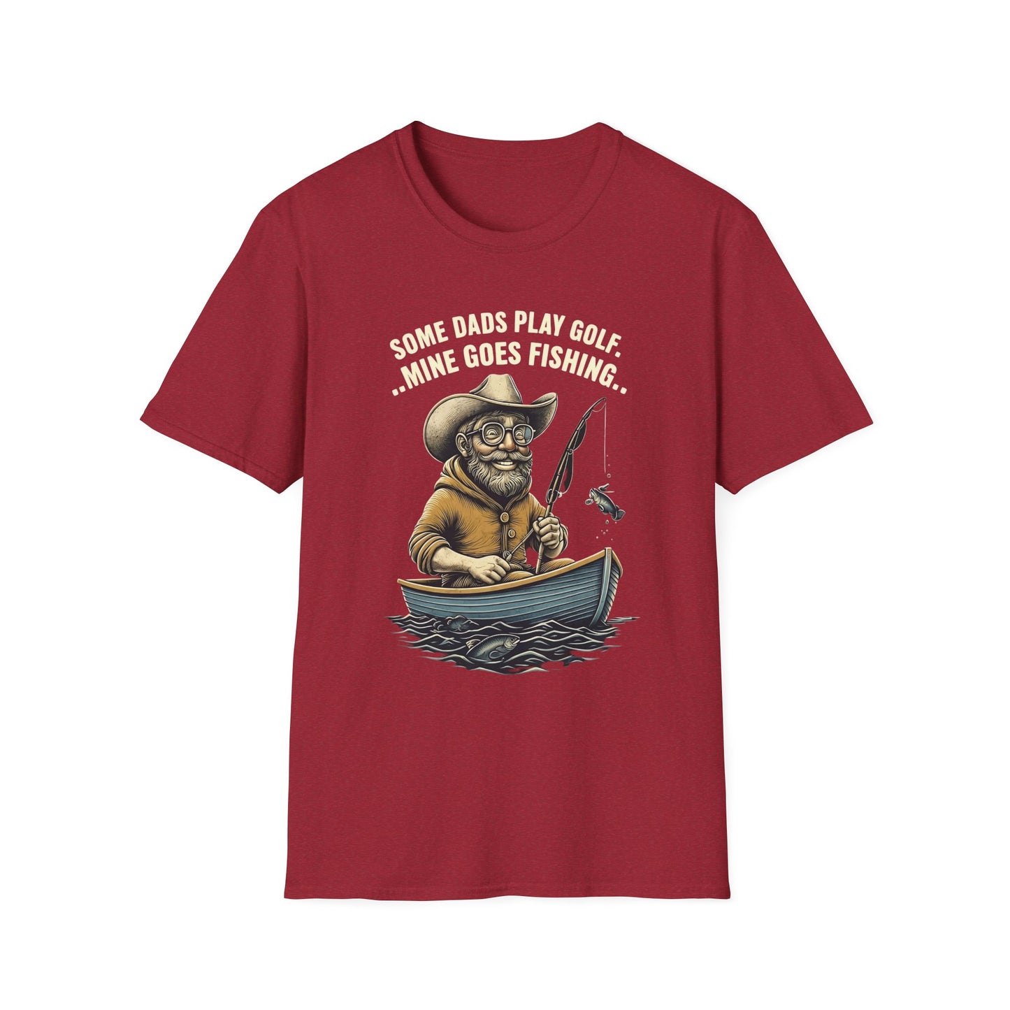 Fishing Dad T-Shirt | Funny Dad Shirt | Gift for Fishermen | Unisex Softstyle Tee | Outdoor Lover Apparel | Father's Day Gift