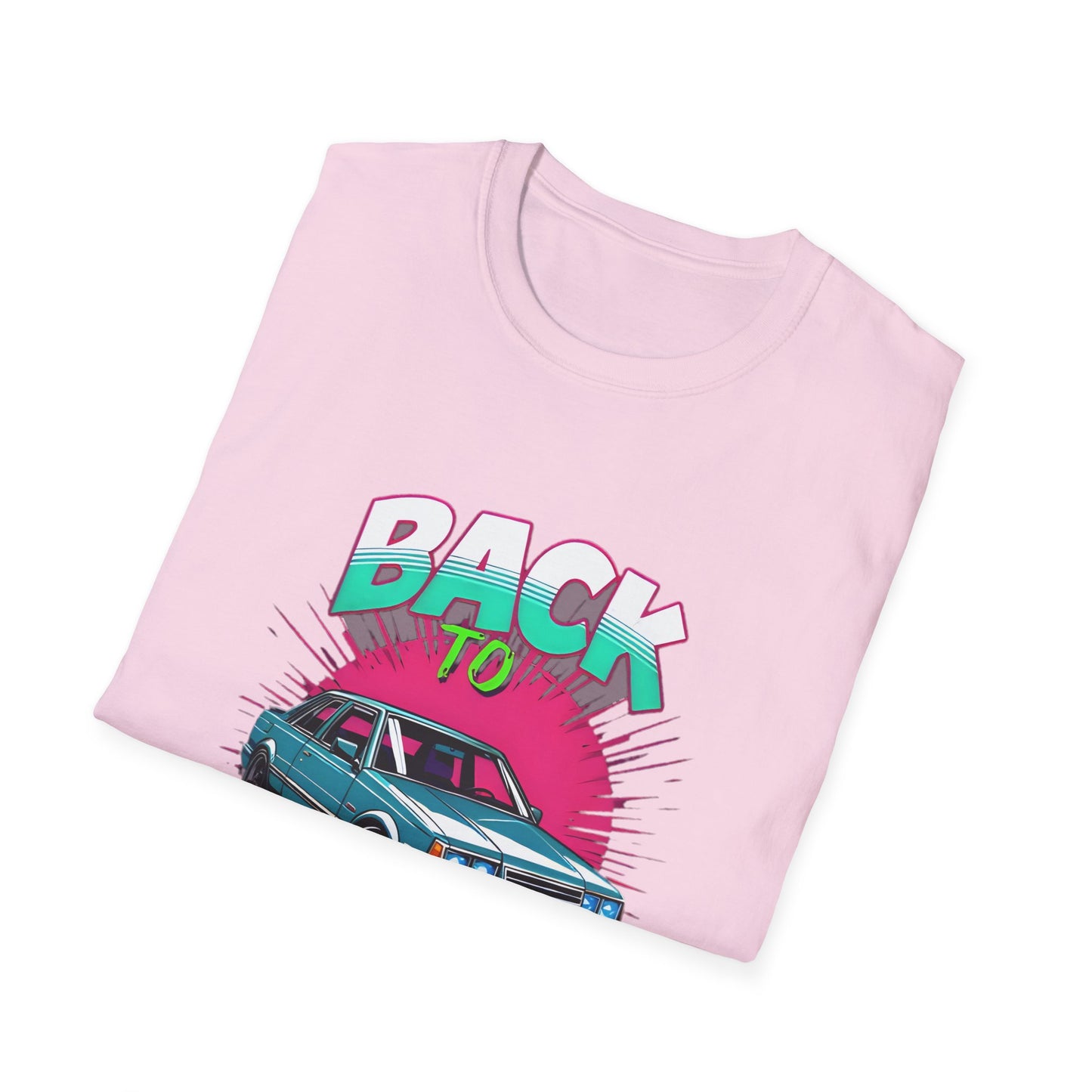 90s Retro Unisex Softstyle T-Shirt, Cool Vintage Car Tee, Nostalgic Graphic Shirt, Casual Gift for Car Lovers, Summer Fashion, Unisex Outfit