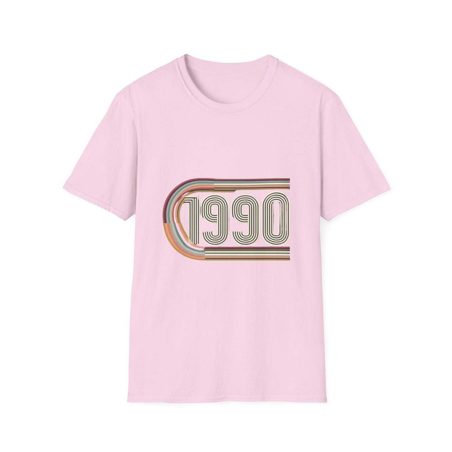 Retro 1990 Unisex Softstyle T-Shirt | Vintage Style Tee, 90s Nostalgia Shirt, Gift for 90s Kids, Casual Wear, Birthday Present