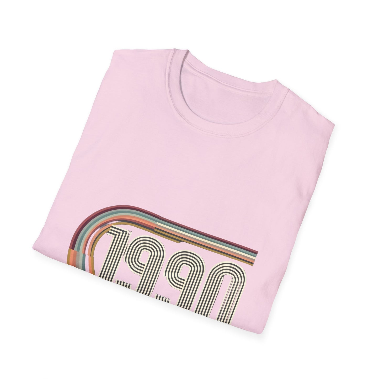 Retro 1990 Unisex Softstyle T-Shirt | Vintage Style Tee, 90s Nostalgia Shirt, Gift for 90s Kids, Casual Wear, Birthday Present