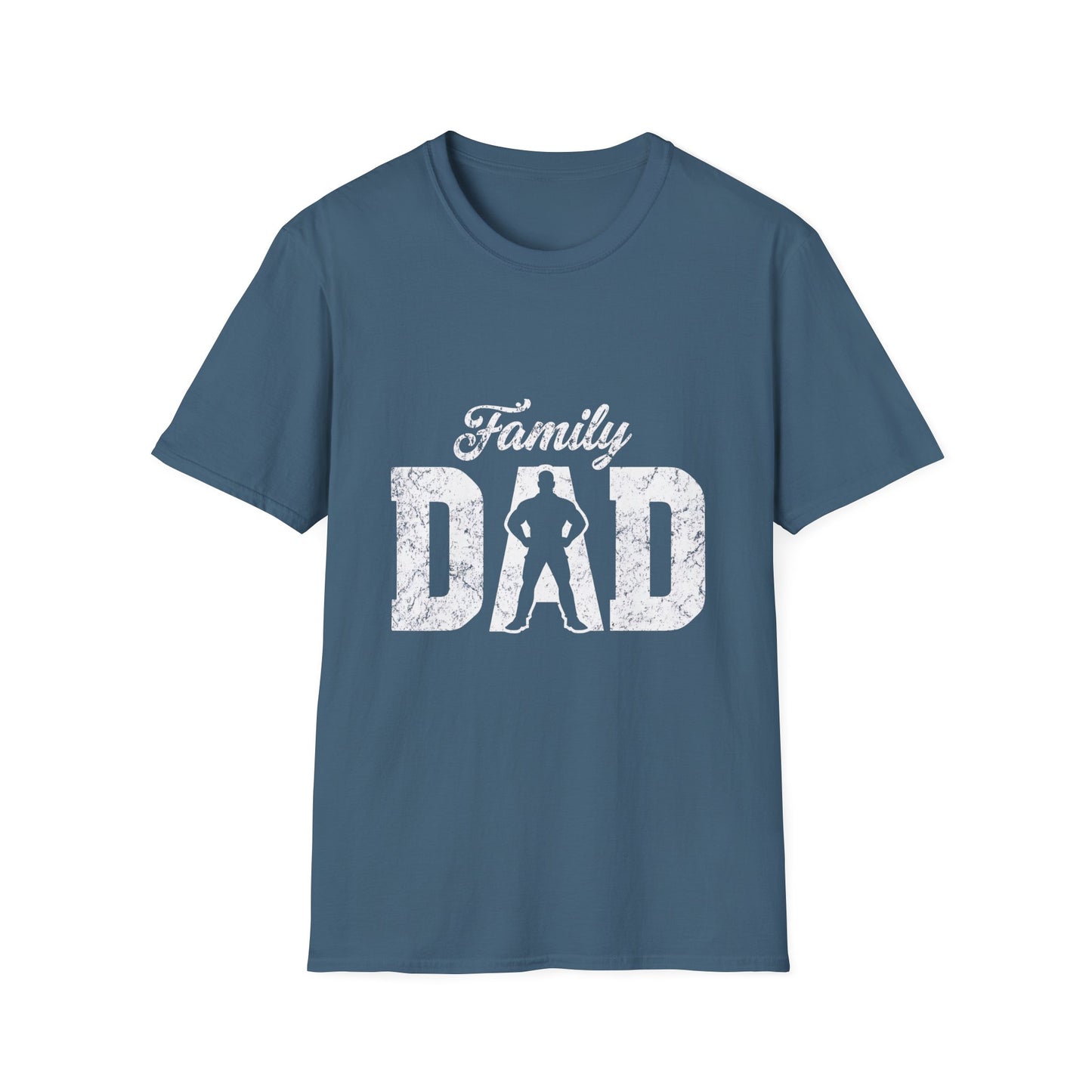 Family Dad Unisex Softstyle T-Shirt - Perfect Father's Day Gift, Dad Casual Wear, Family Reunion Outfits, Everyday Comfort