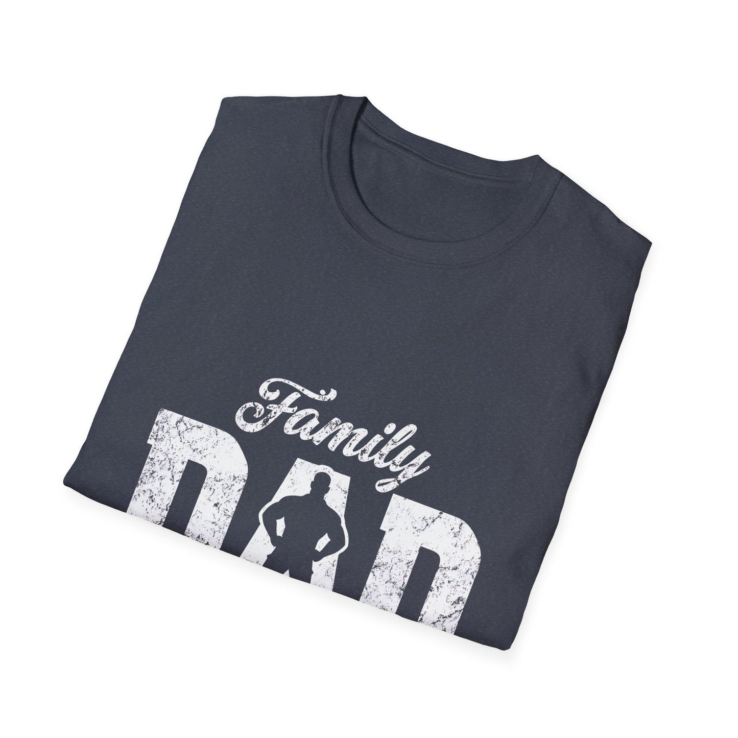 Family Dad Unisex Softstyle T-Shirt - Perfect Father's Day Gift, Dad Casual Wear, Family Reunion Outfits, Everyday Comfort