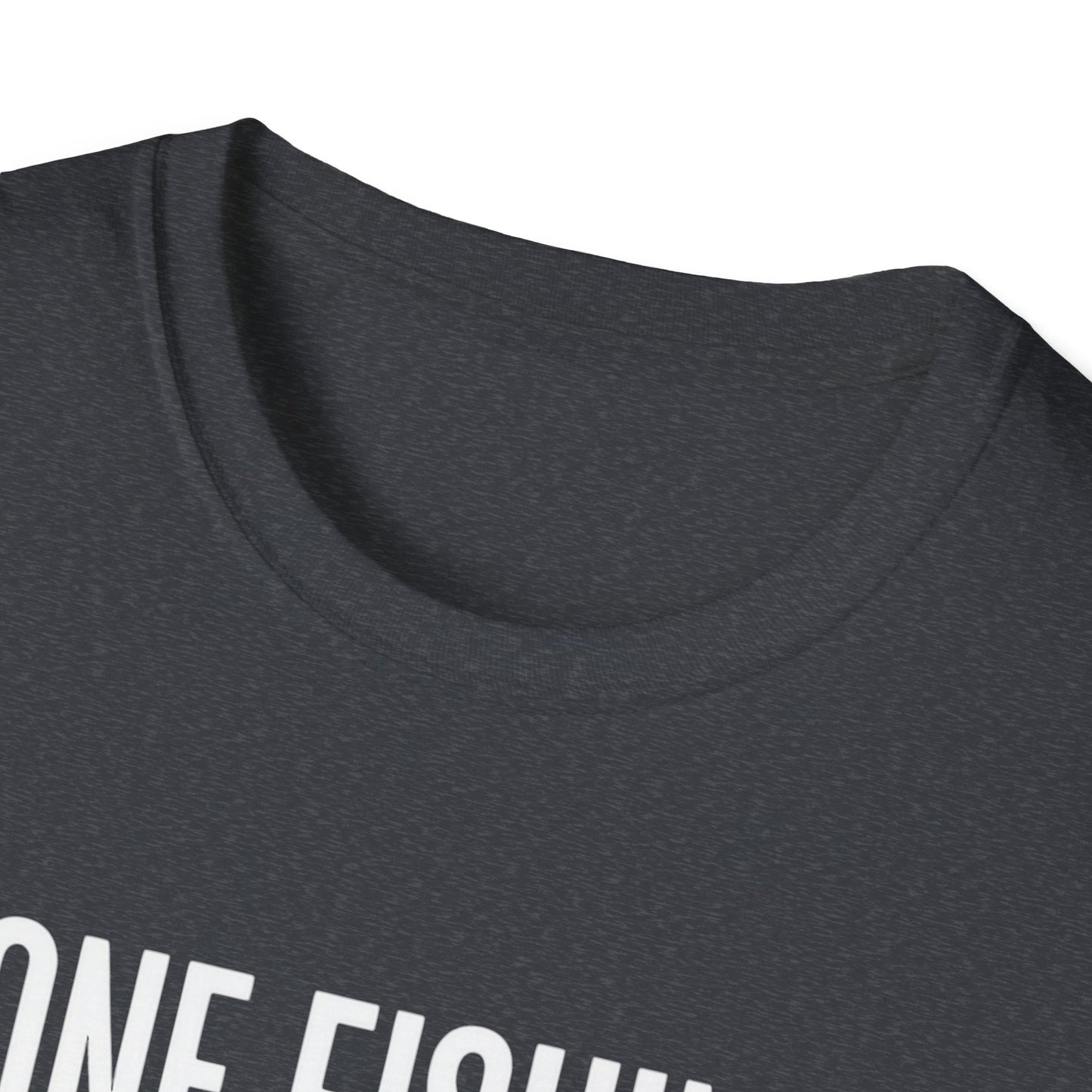 Gone Fishing Unisex Softstyle T-Shirt, Fun Fishing Tee, Outdoor Adventure Shirt, Gift for Fisherman, Casual Travel Wear