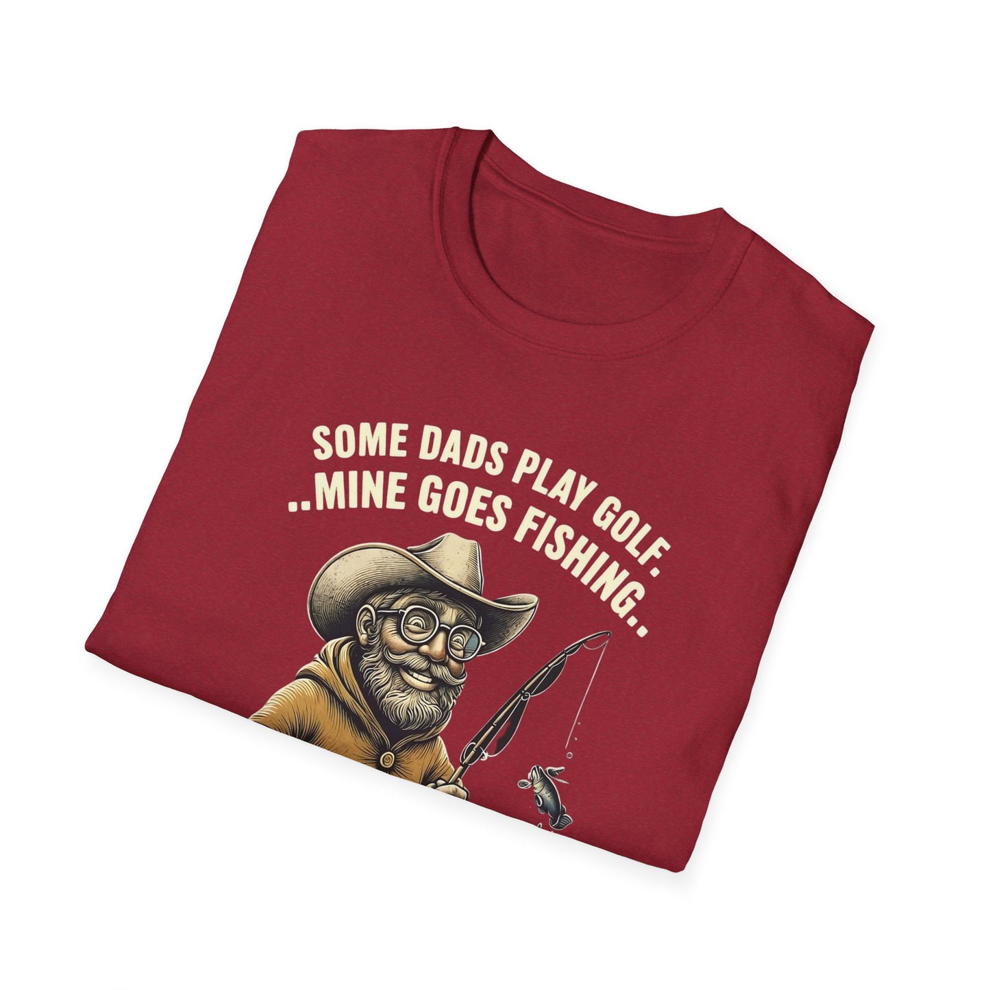 Fishing Dad T-Shirt | Funny Dad Shirt | Gift for Fishermen | Unisex Softstyle Tee | Outdoor Lover Apparel | Father's Day Gift