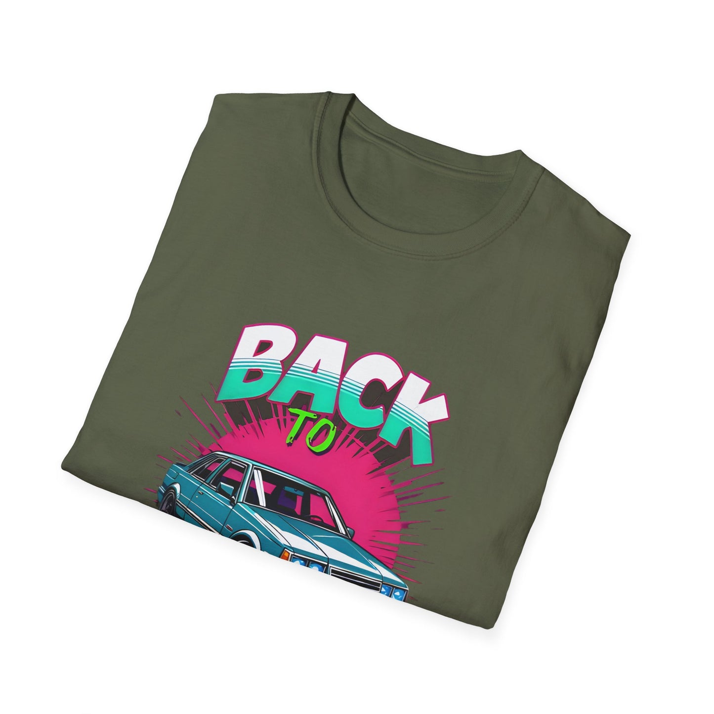 90s Retro Unisex Softstyle T-Shirt, Cool Vintage Car Tee, Nostalgic Graphic Shirt, Casual Gift for Car Lovers, Summer Fashion, Unisex Outfit