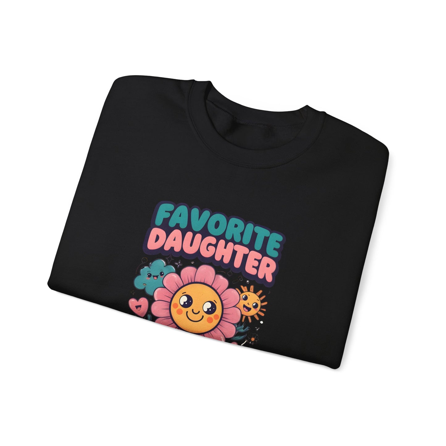 Favorite Daughter in Law Sweatshirt, Gift for Daughter in Law, Floral Crewneck, Cozy Sweatshirt, Birthday Gift, Mother’s Day Gift