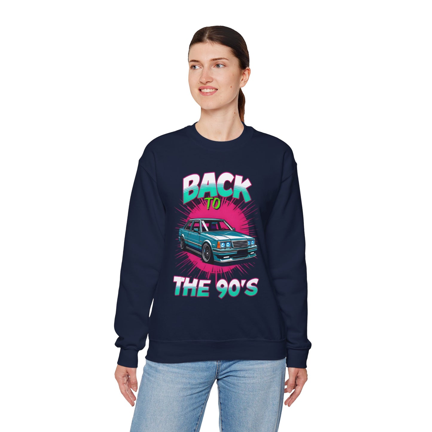 Retro 90's Crewneck Sweatshirt | Unisex Vintage Style, Nostalgic Fashion, Cozy Wardrobe Staple, Gift for 90's Lovers, Casual Every Day