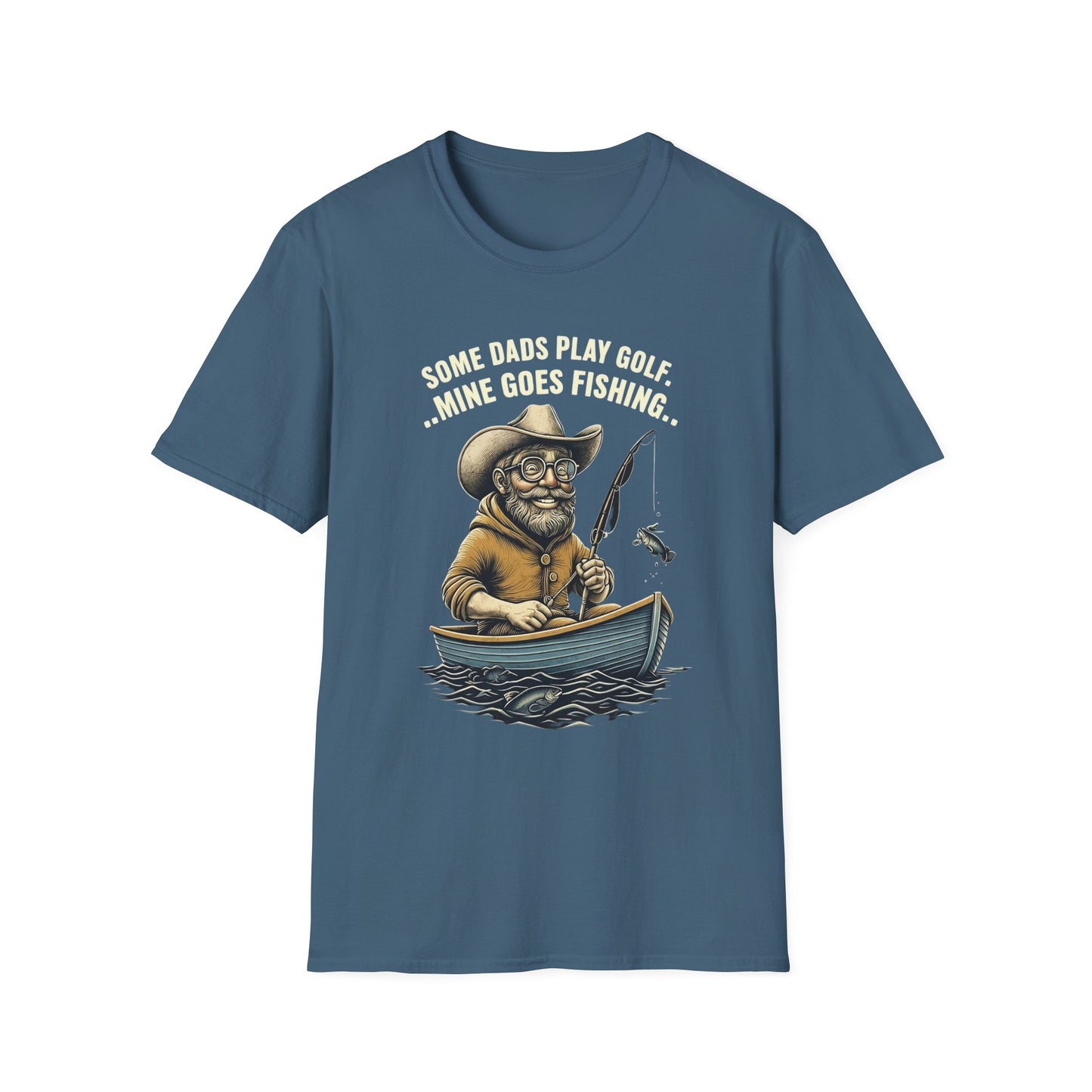 Fishing Dad T-Shirt | Funny Dad Shirt | Gift for Fishermen | Unisex Softstyle Tee | Outdoor Lover Apparel | Father's Day Gift