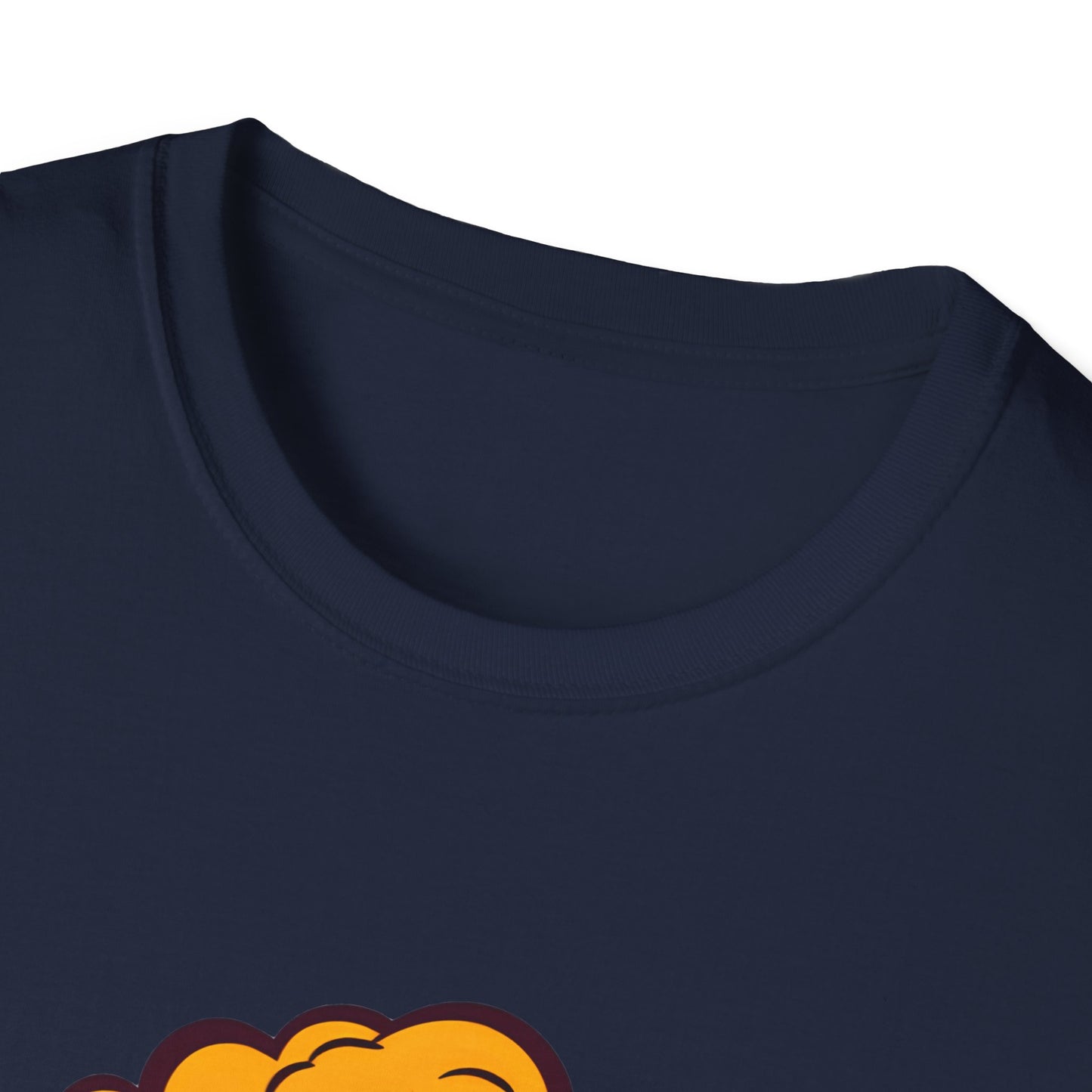 Boom Graphic Tee, Unisex Softstyle Shirt, Funny Casual Top, Gift for Him/Her, Retro Explosion Design