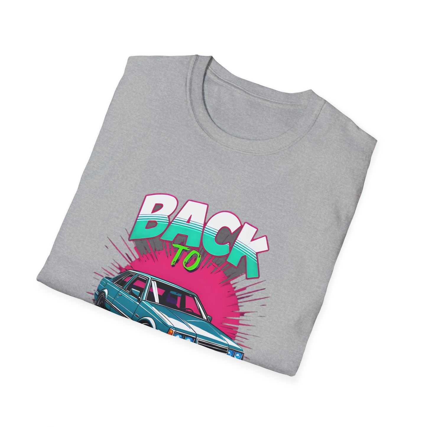 90s Retro Unisex Softstyle T-Shirt, Cool Vintage Car Tee, Nostalgic Graphic Shirt, Casual Gift for Car Lovers, Summer Fashion, Unisex Outfit
