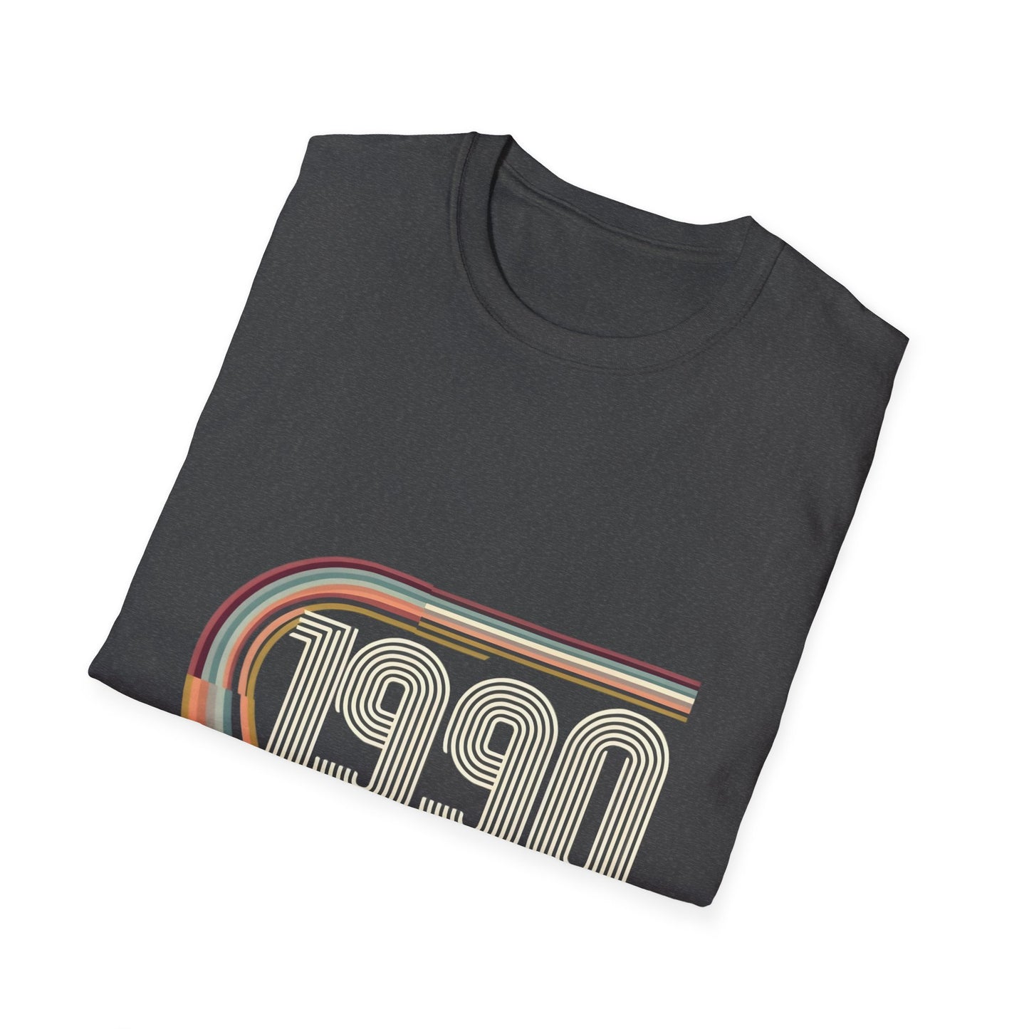 Retro 1990 Unisex Softstyle T-Shirt | Vintage Style Tee, 90s Nostalgia Shirt, Gift for 90s Kids, Casual Wear, Birthday Present
