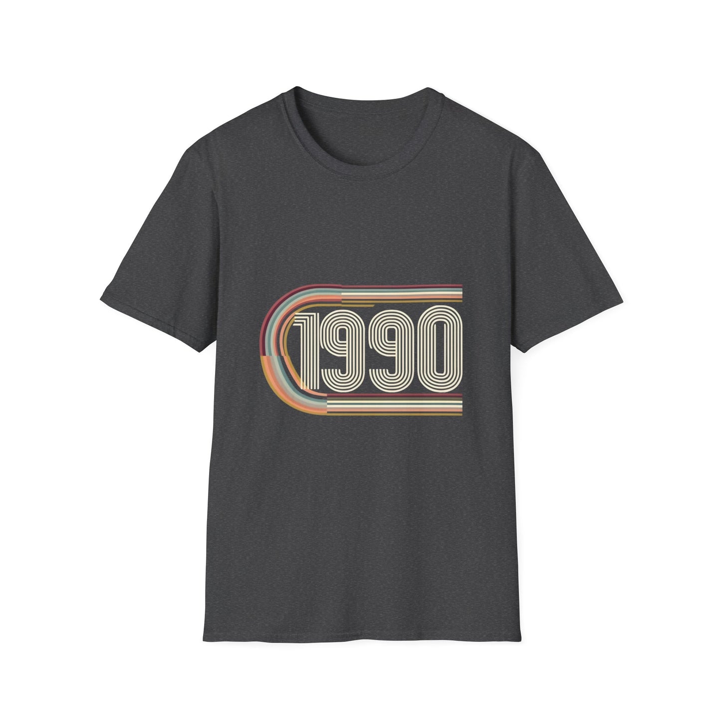 Retro 1990 Unisex Softstyle T-Shirt | Vintage Style Tee, 90s Nostalgia Shirt, Gift for 90s Kids, Casual Wear, Birthday Present