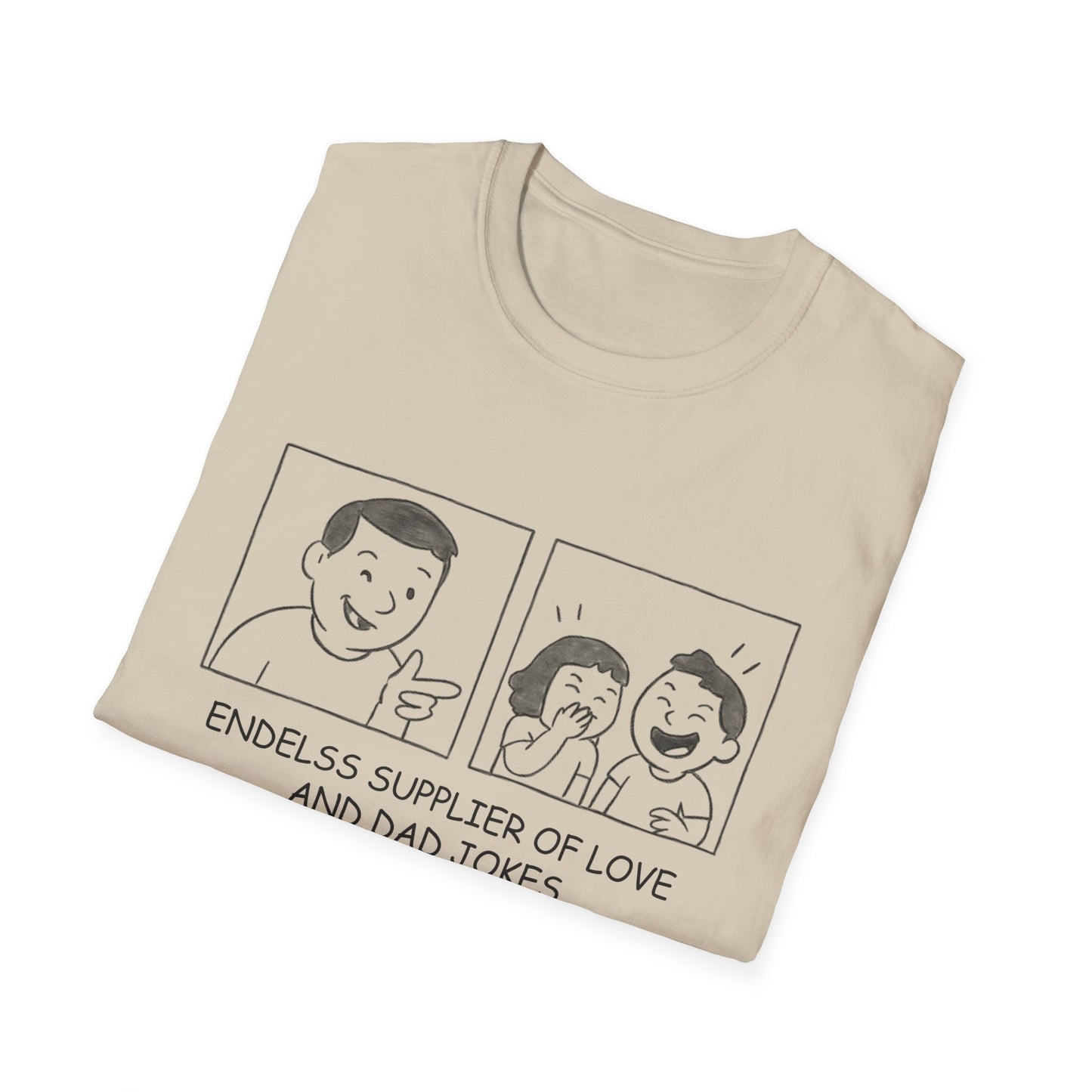 Endless Dad Jokes Unisex T-Shirt, Funny Gift for Dads, Family Reunion Shirt, Father's Day Tee, Humorous Casual Wear