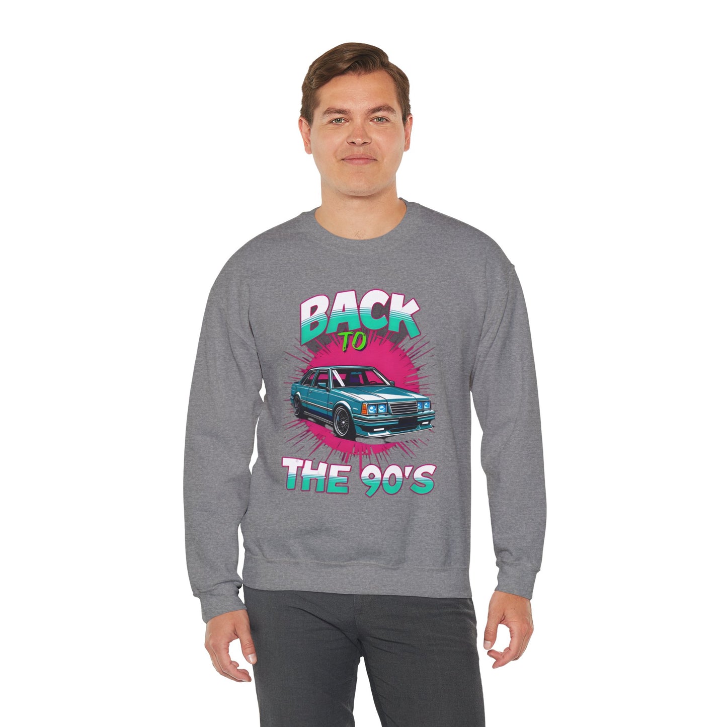 Retro 90's Crewneck Sweatshirt | Unisex Vintage Style, Nostalgic Fashion, Cozy Wardrobe Staple, Gift for 90's Lovers, Casual Every Day