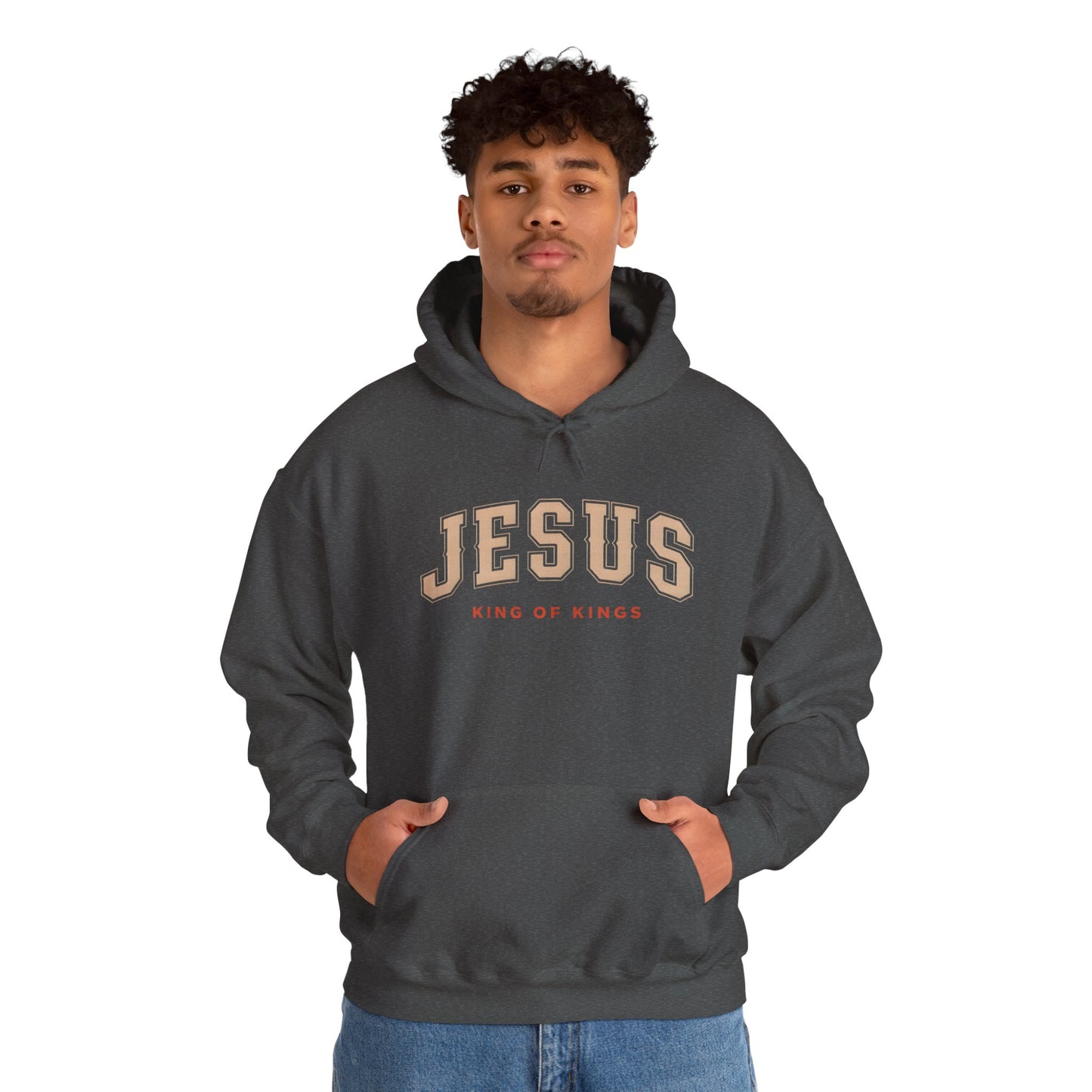 Faith-Inspired Unisex Hoodie - Jesus, King of Kings, Cozy Streetwear, Perfect Gift for Religious Occasions, Christian Apparel, [...]