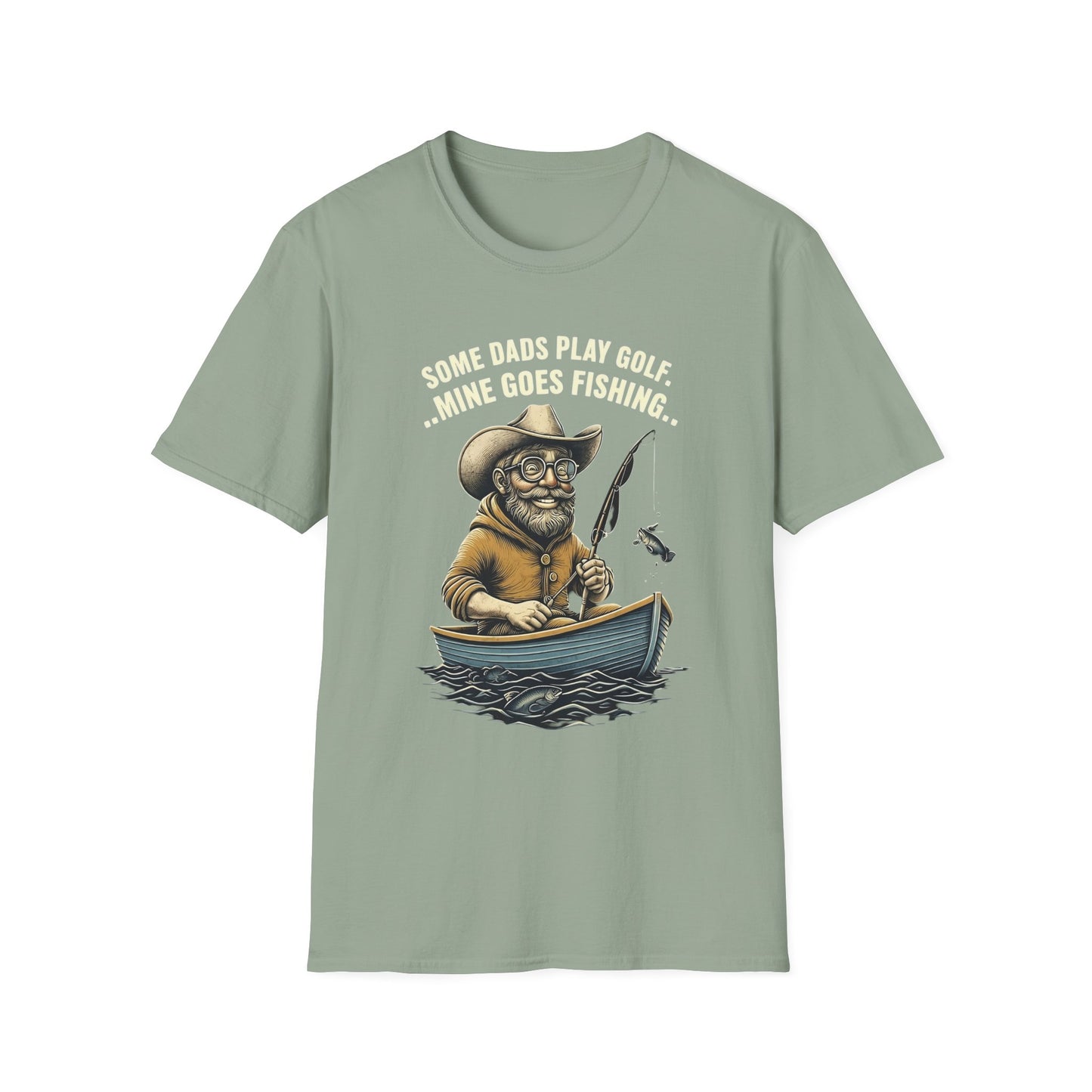 Fishing Dad T-Shirt | Funny Dad Shirt | Gift for Fishermen | Unisex Softstyle Tee | Outdoor Lover Apparel | Father's Day Gift