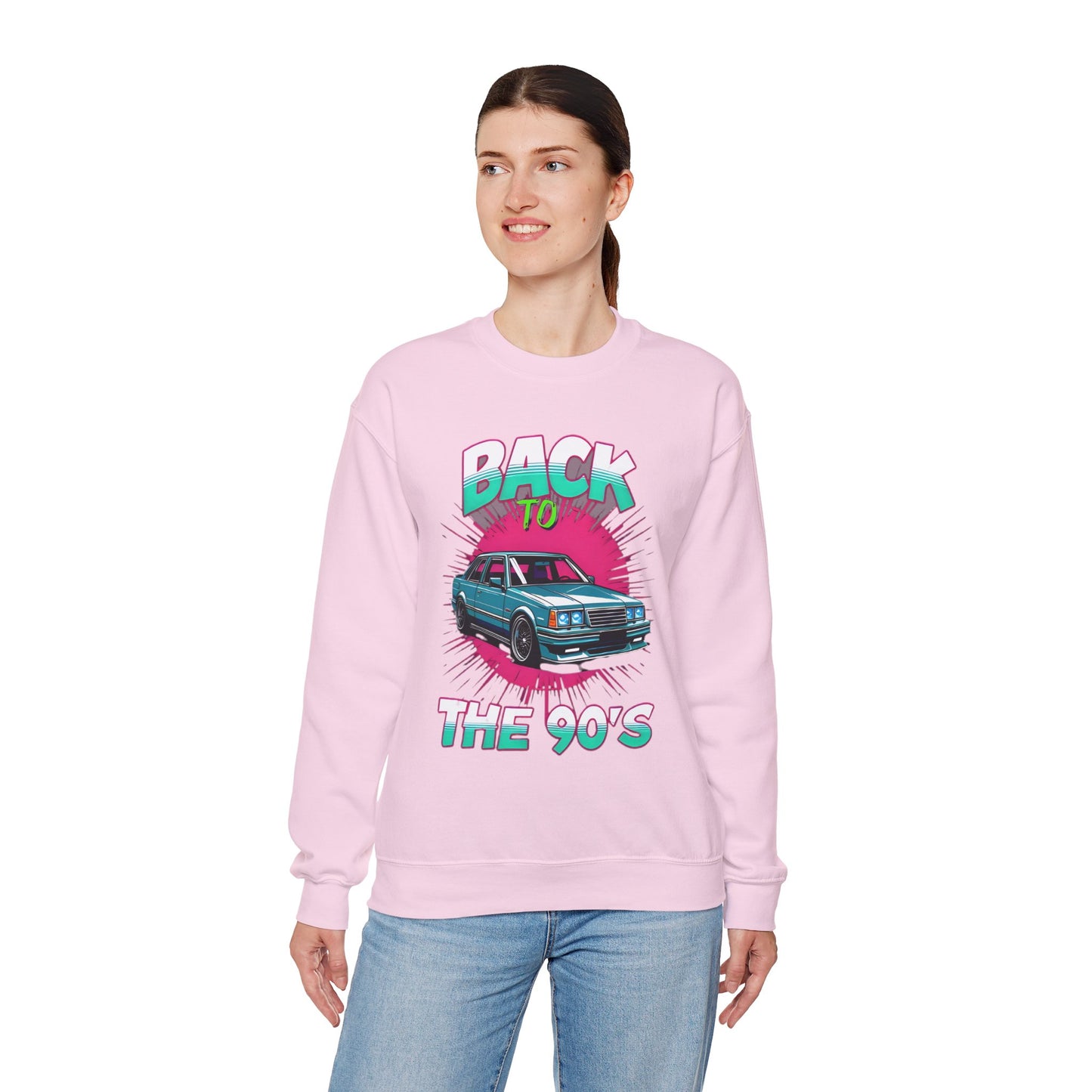 Retro 90's Crewneck Sweatshirt | Unisex Vintage Style, Nostalgic Fashion, Cozy Wardrobe Staple, Gift for 90's Lovers, Casual Every Day