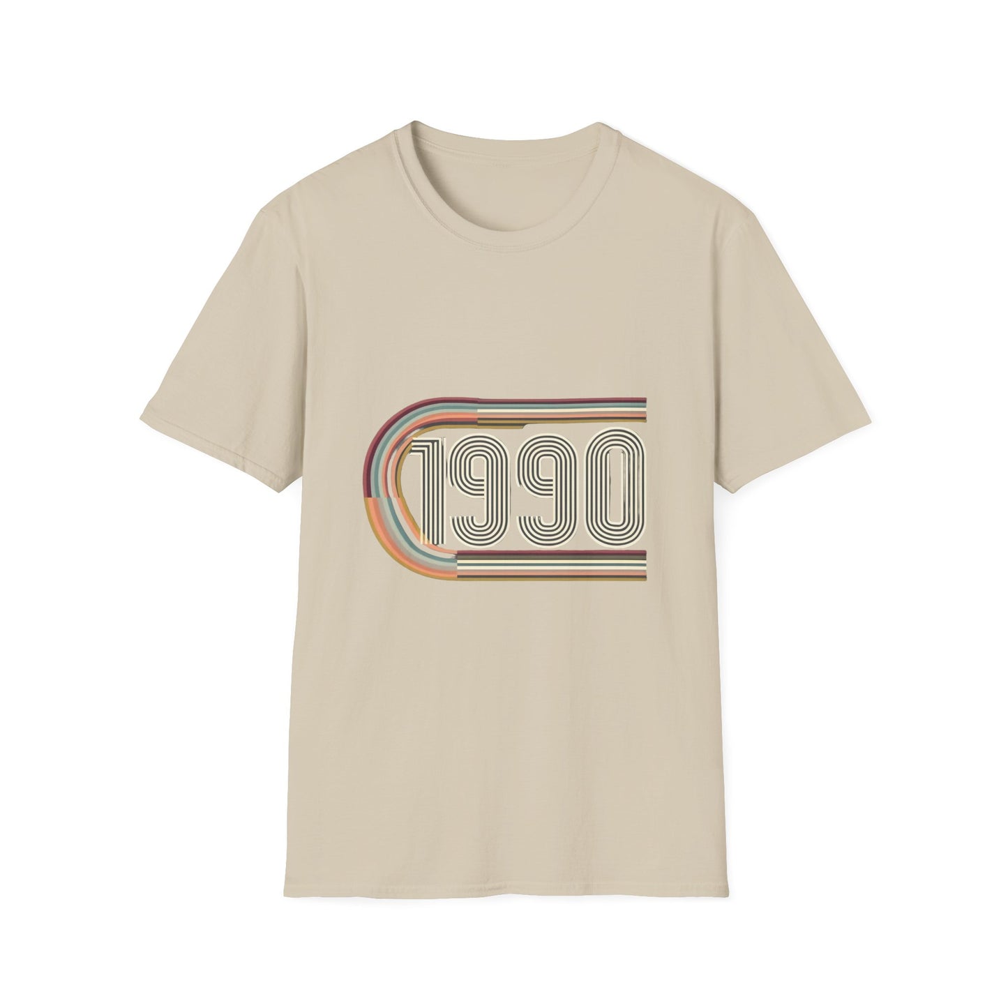Retro 1990 Unisex Softstyle T-Shirt | Vintage Style Tee, 90s Nostalgia Shirt, Gift for 90s Kids, Casual Wear, Birthday Present